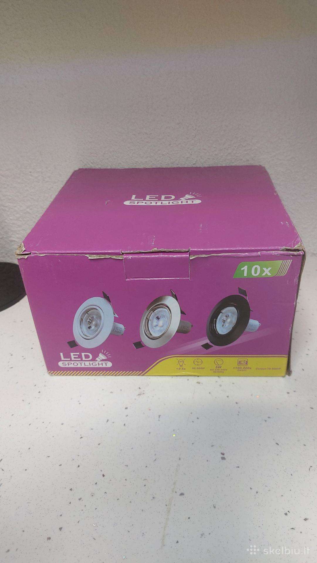 LED įleidžiamų šviestuvų komplektas