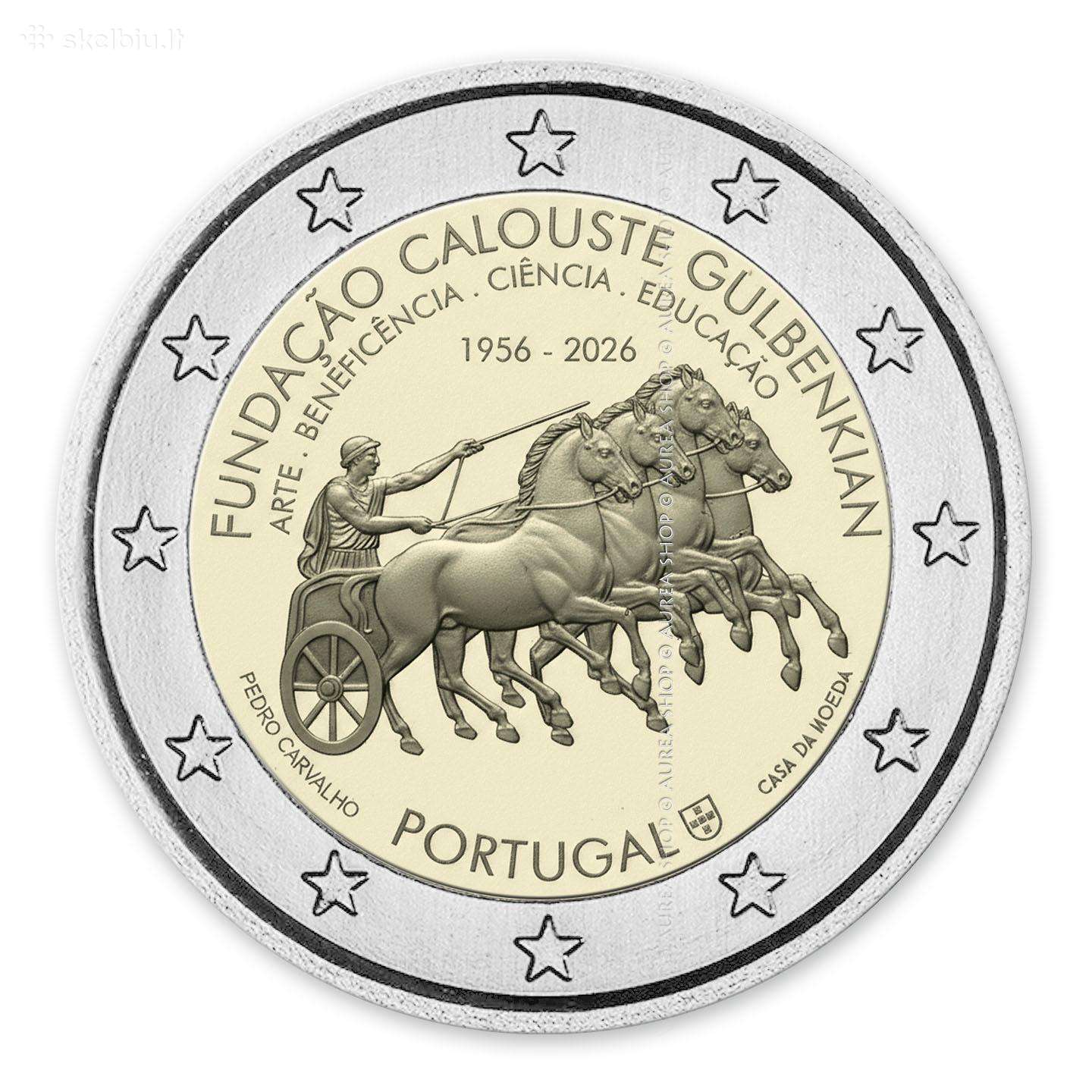 Portugalijos 2026 2€ Gulbenkian unc!