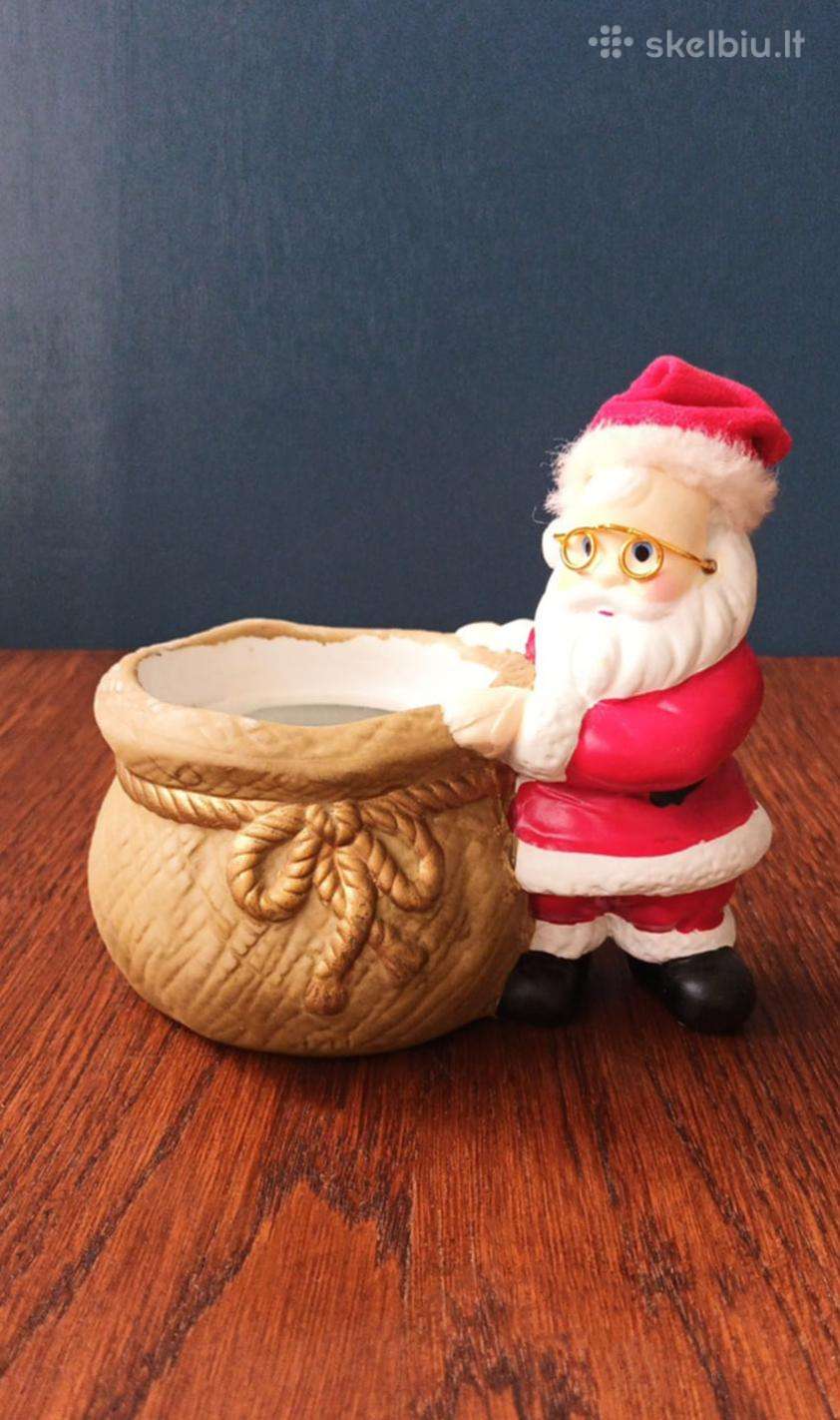 Keraminė Kalėdų senelio statulėlė, 11cm aukštis