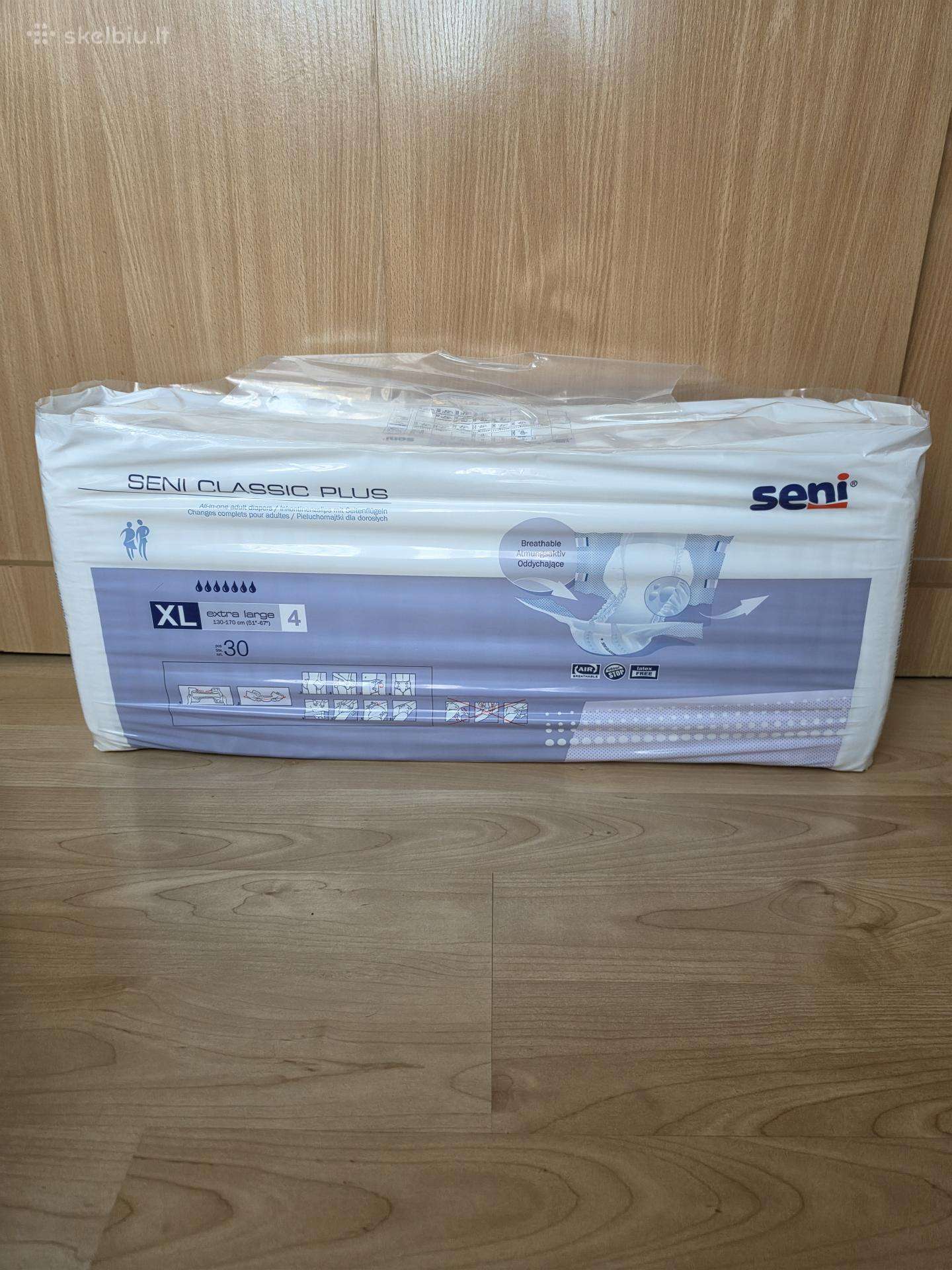 Sauskelnės suaugusiems XL dydis