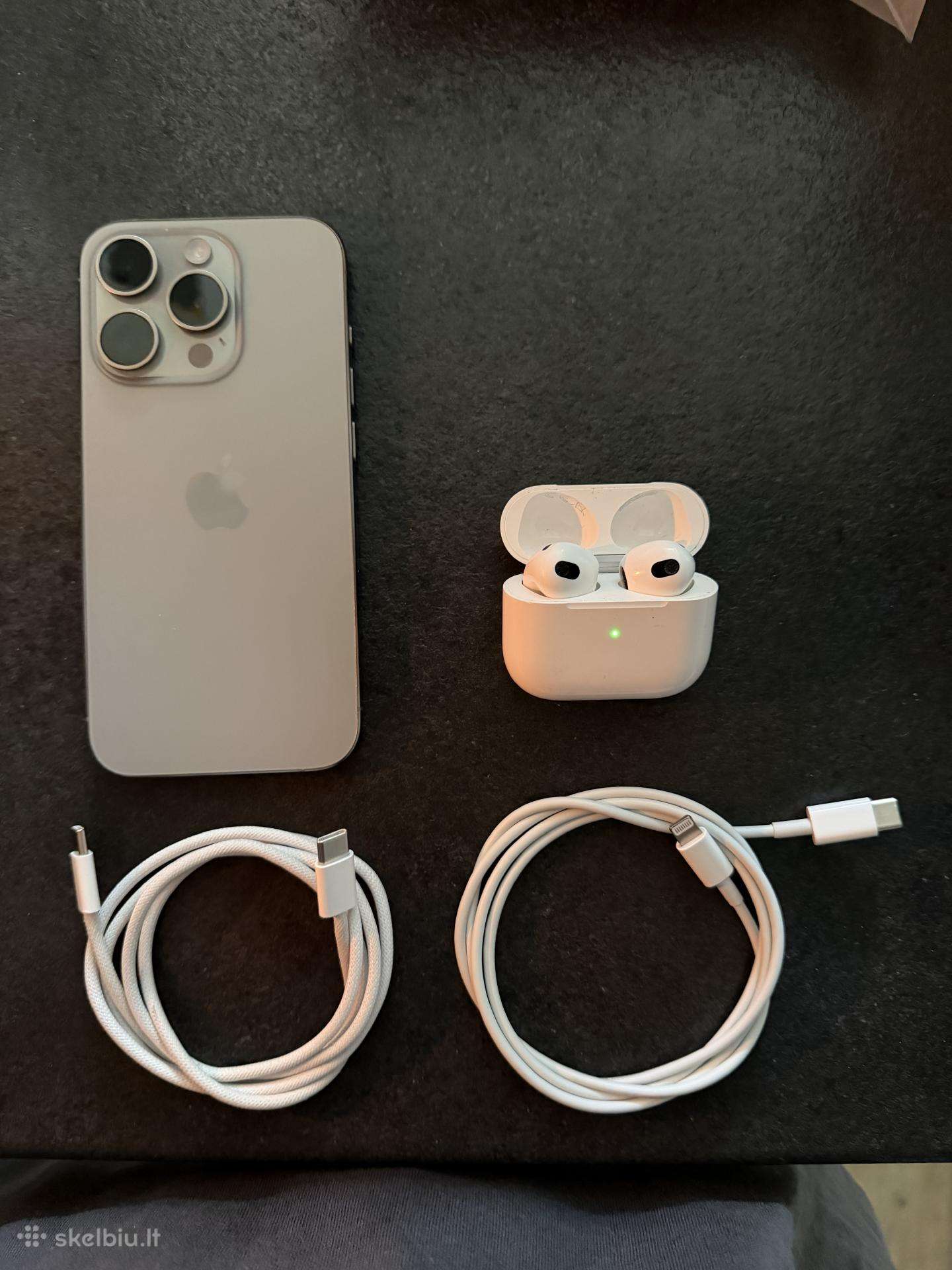 iPhone 15 pro silver 256