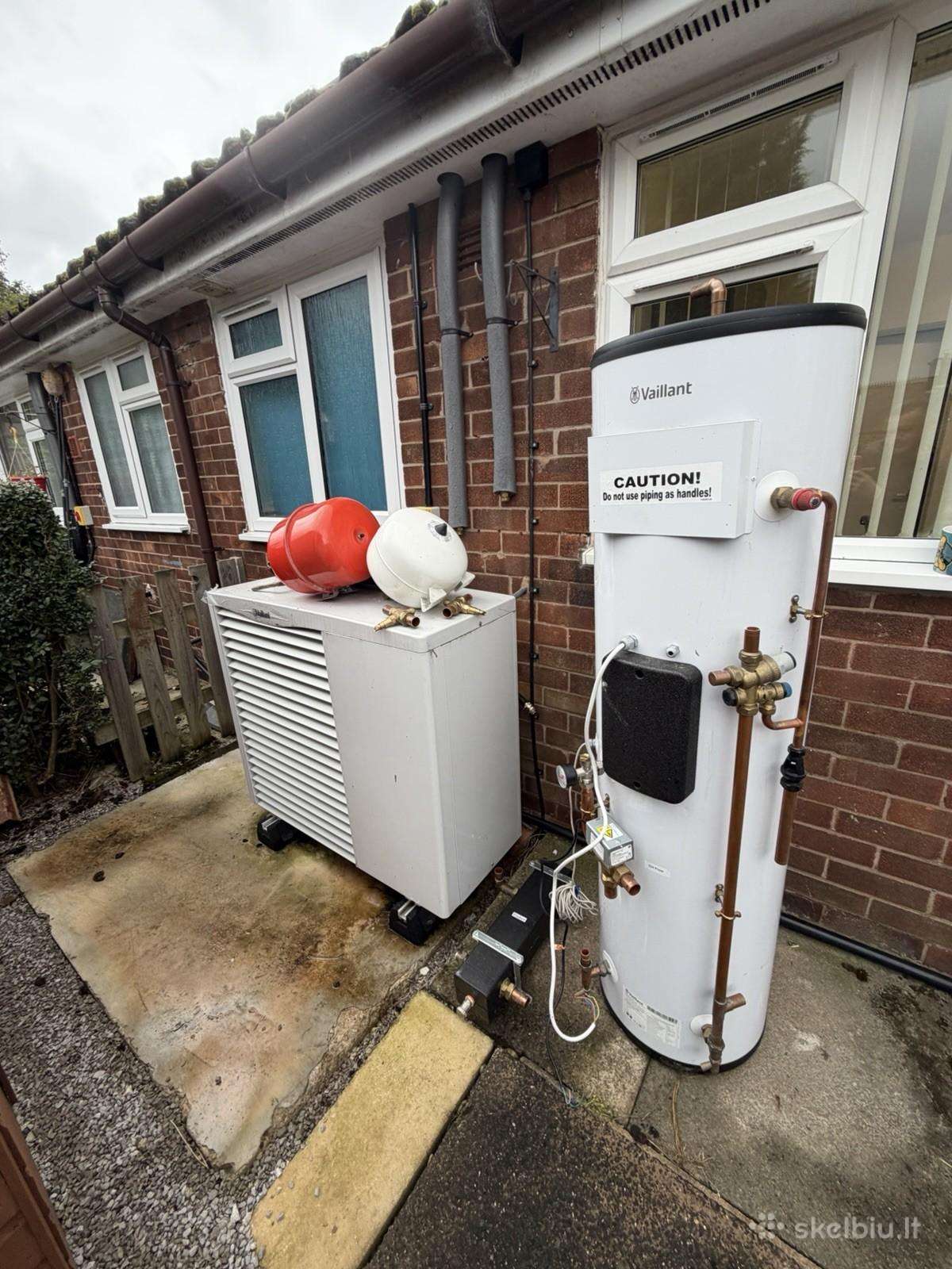 Vaillant 8kw šilumos siurblys oras-vanduo boileris