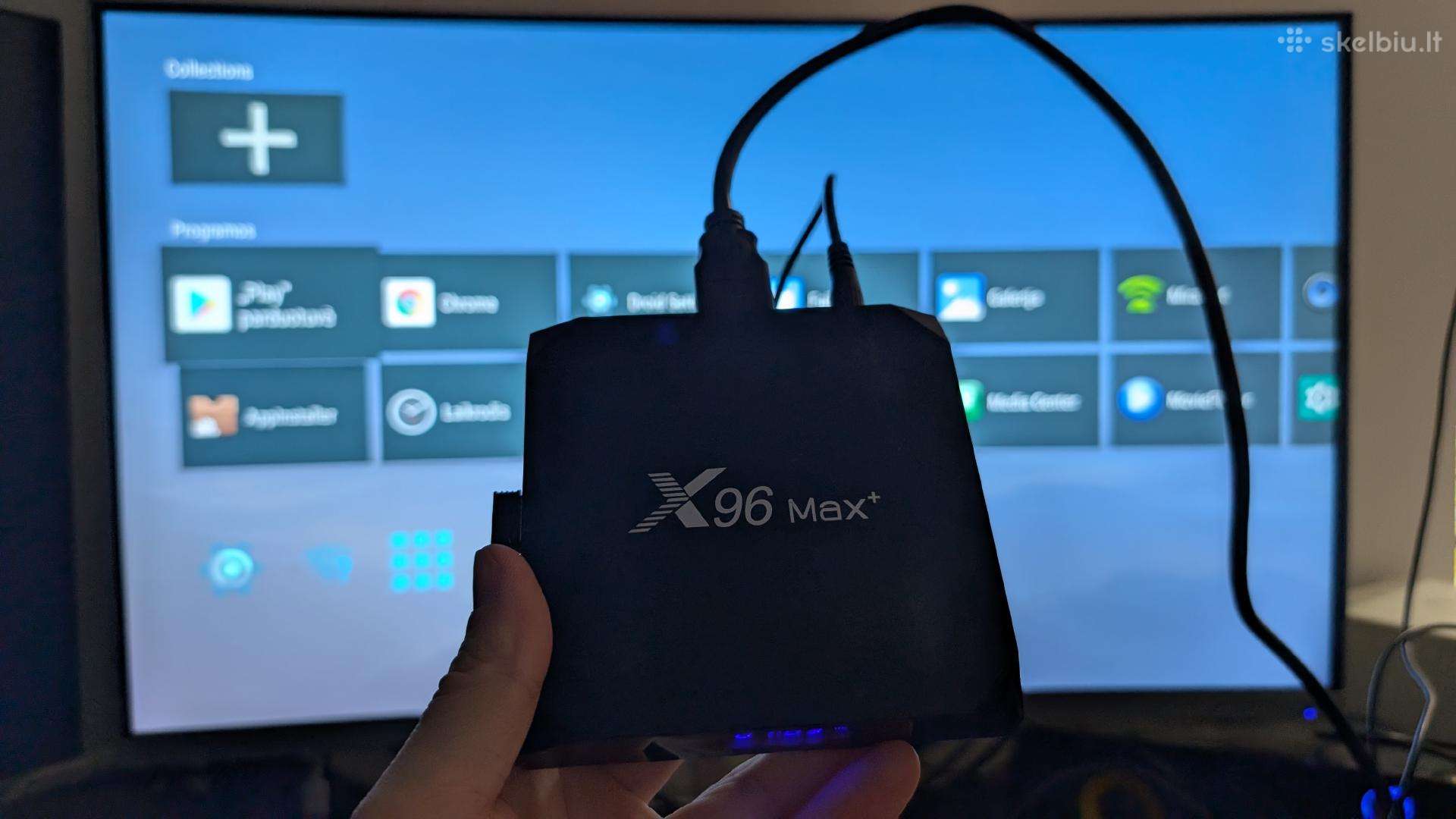 Android TV priedėlis x96 Max+