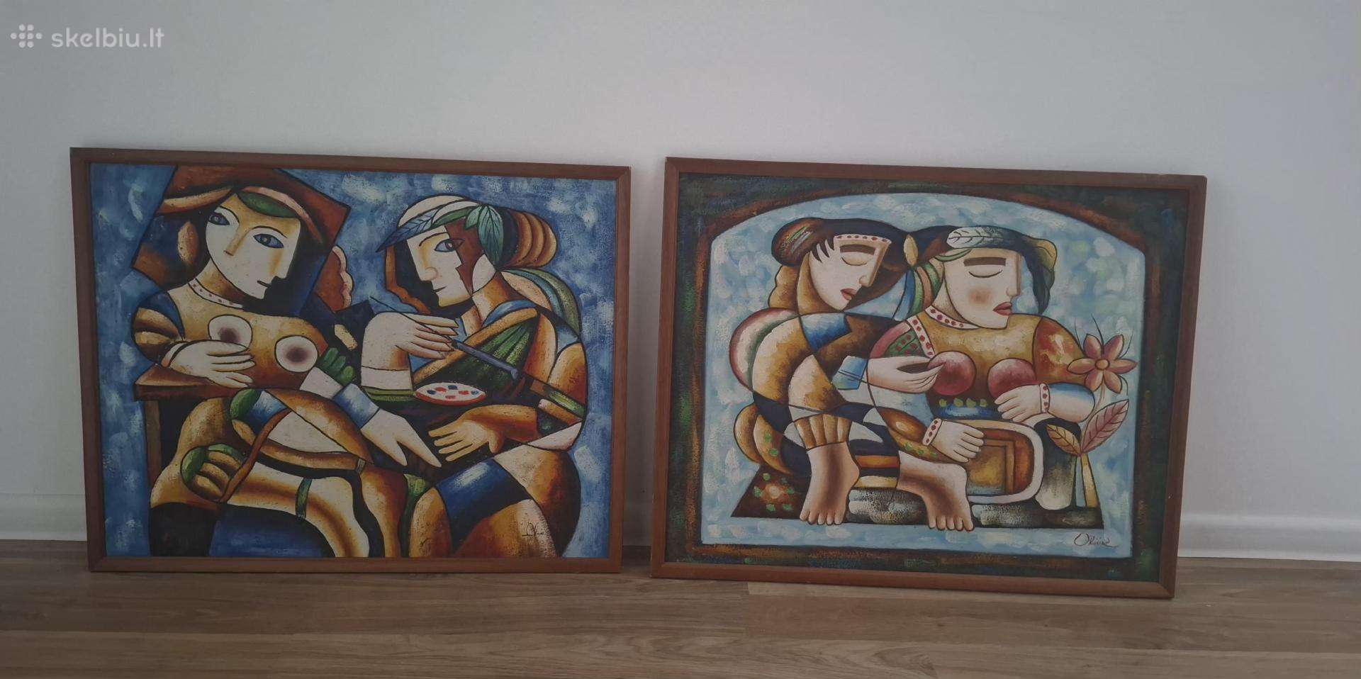 2 interjero paveikslai
