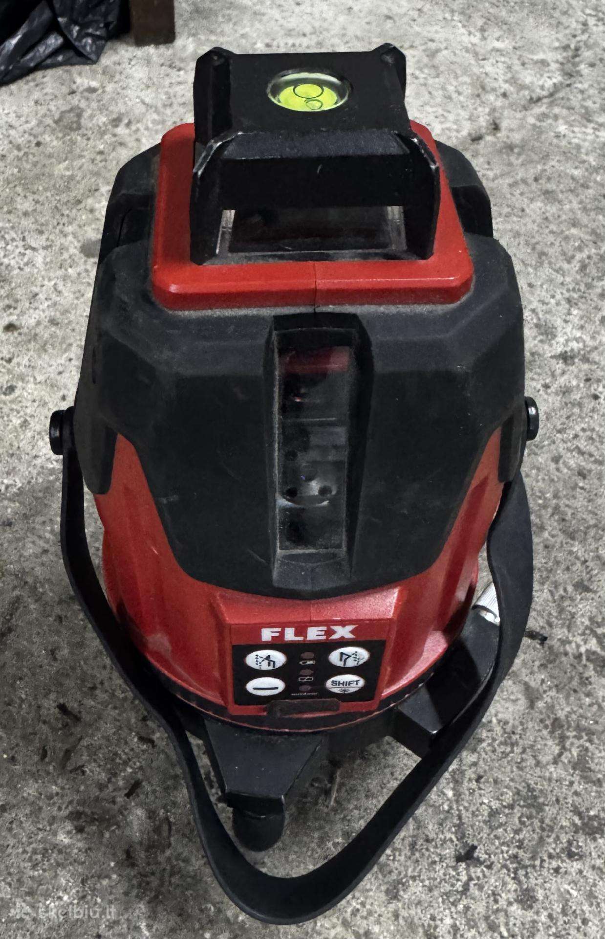 Defektuotas lazerinis nivelyras Flex Alc 8