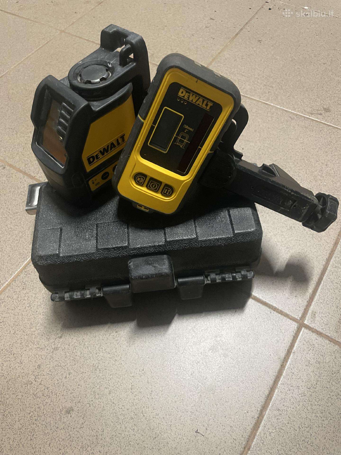 Dewalt lazeris su atstumo jutikliu