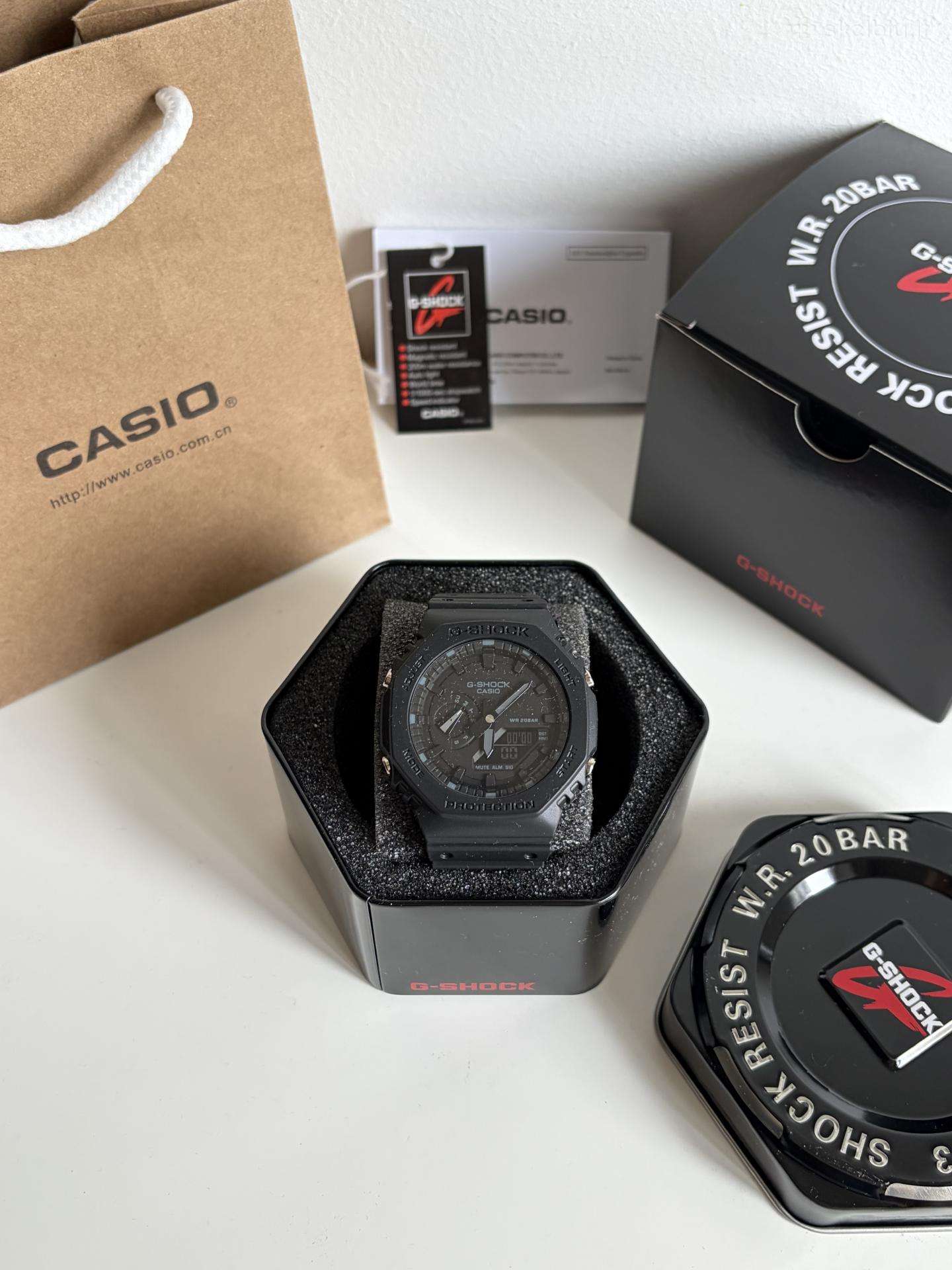 G-shock laikrodis juodas ga-2100