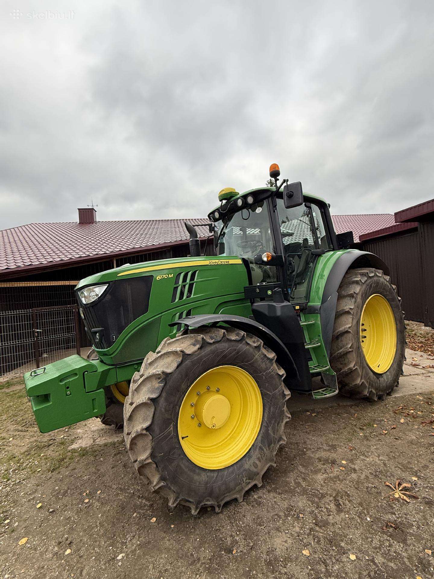 John Deere 6170m 170 Ag Autotrac Puiki būklė