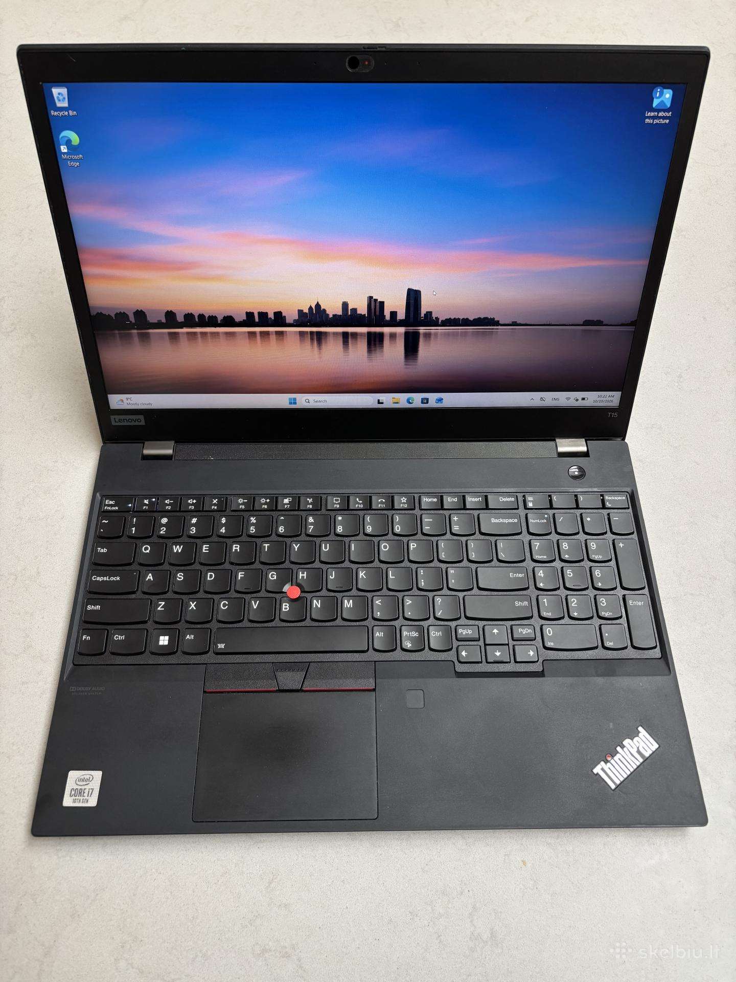 Parduodu Lenovo T15 Gen 1 i7/16 GB/512 GB