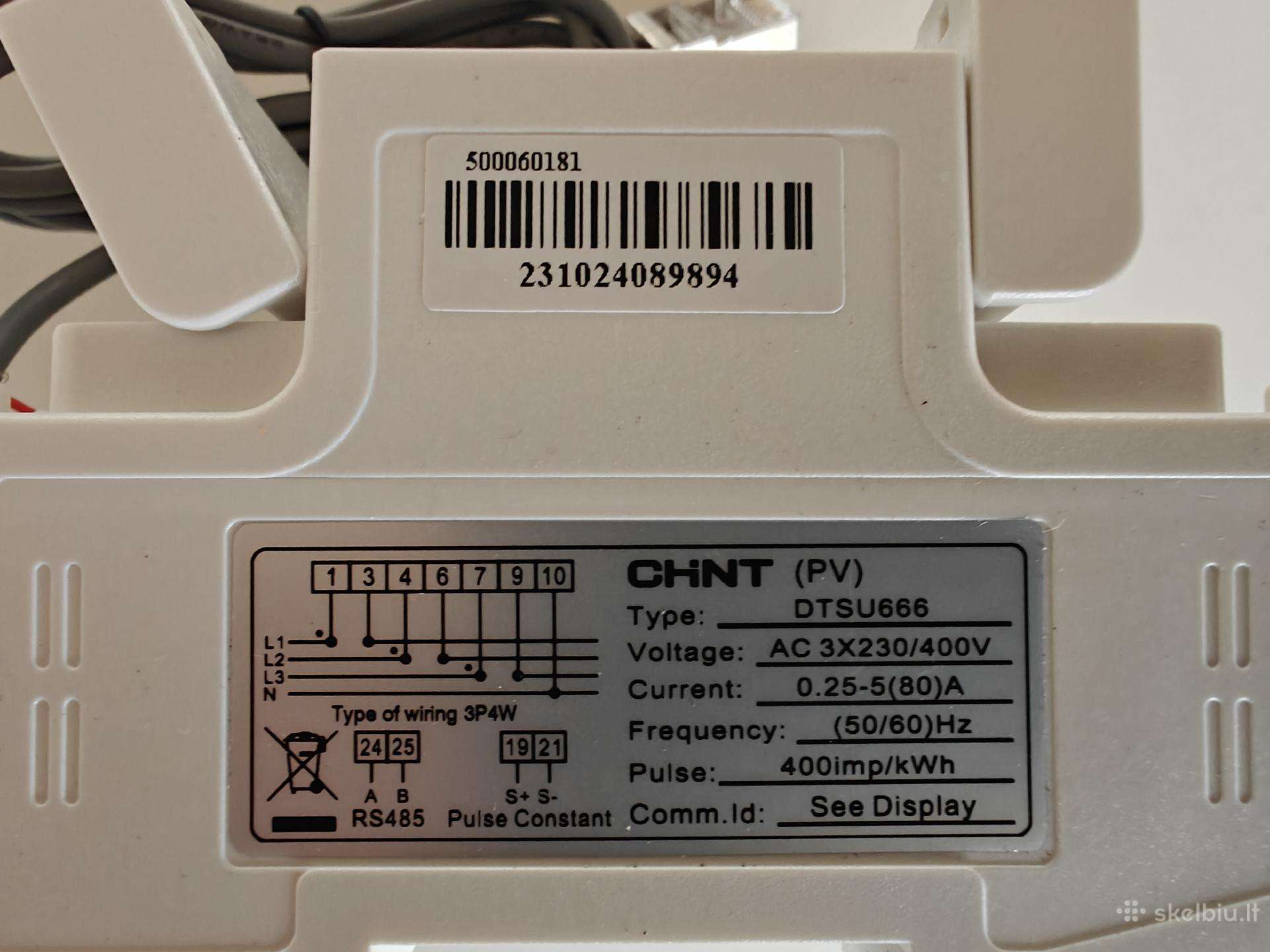 Skaitiklis Chint Dtsu666 80a