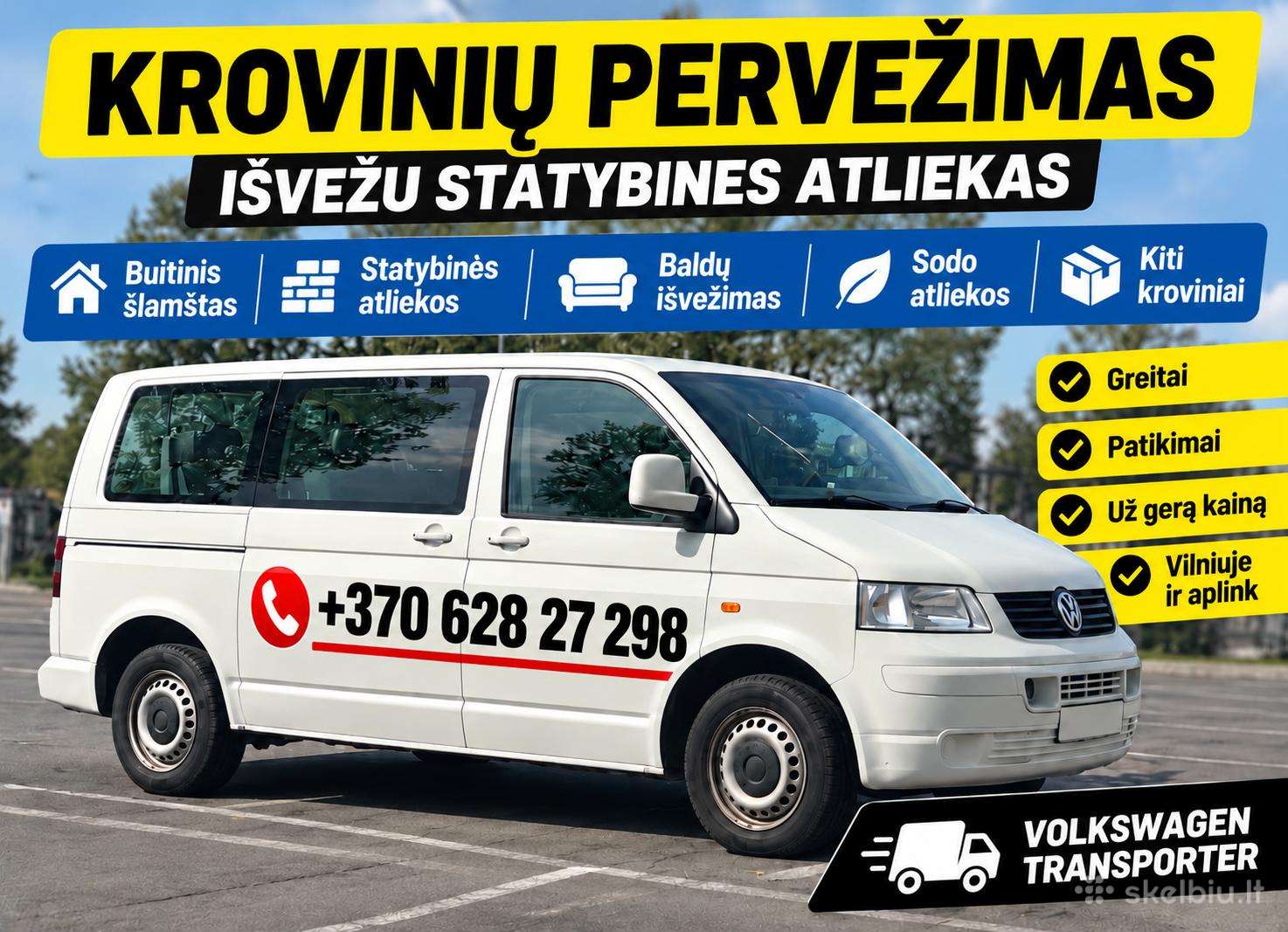 Demontavimo darbai Vilniuje ir Vilniaus rajone