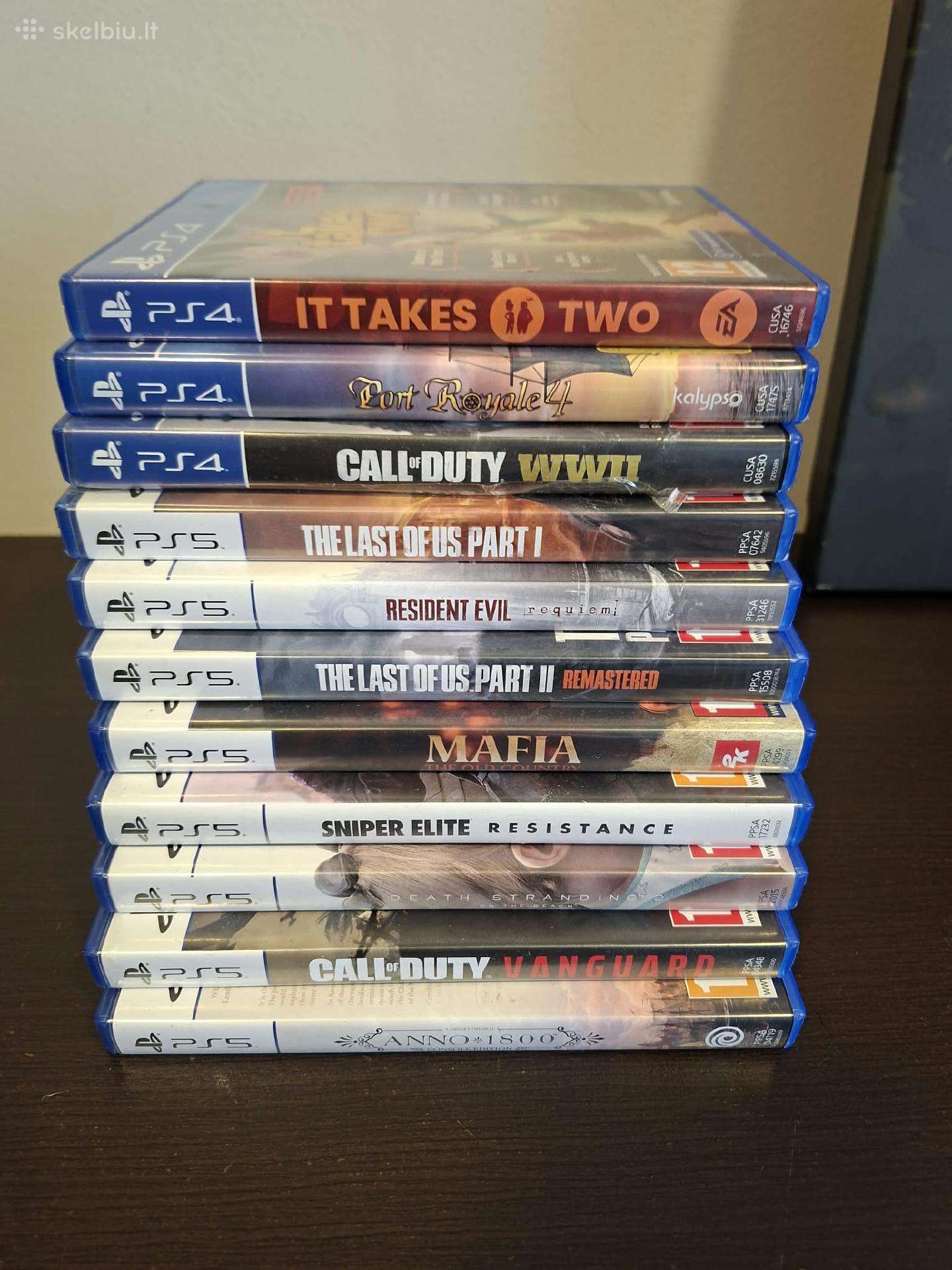 Playstation 4 ir Playstation 5 žaidimai