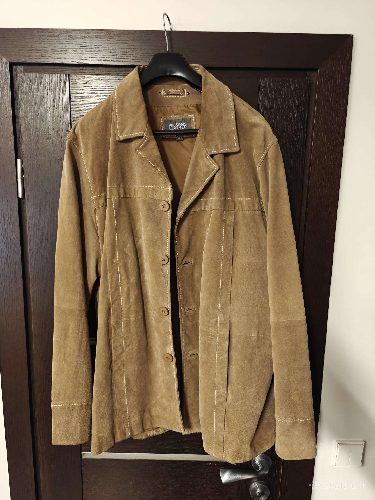Natūralios zomšos švarkas Wilsons Leather, 2xl
