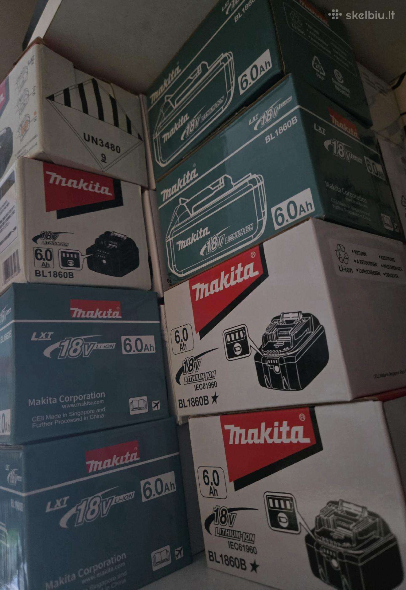 Makita akumuliatoriai