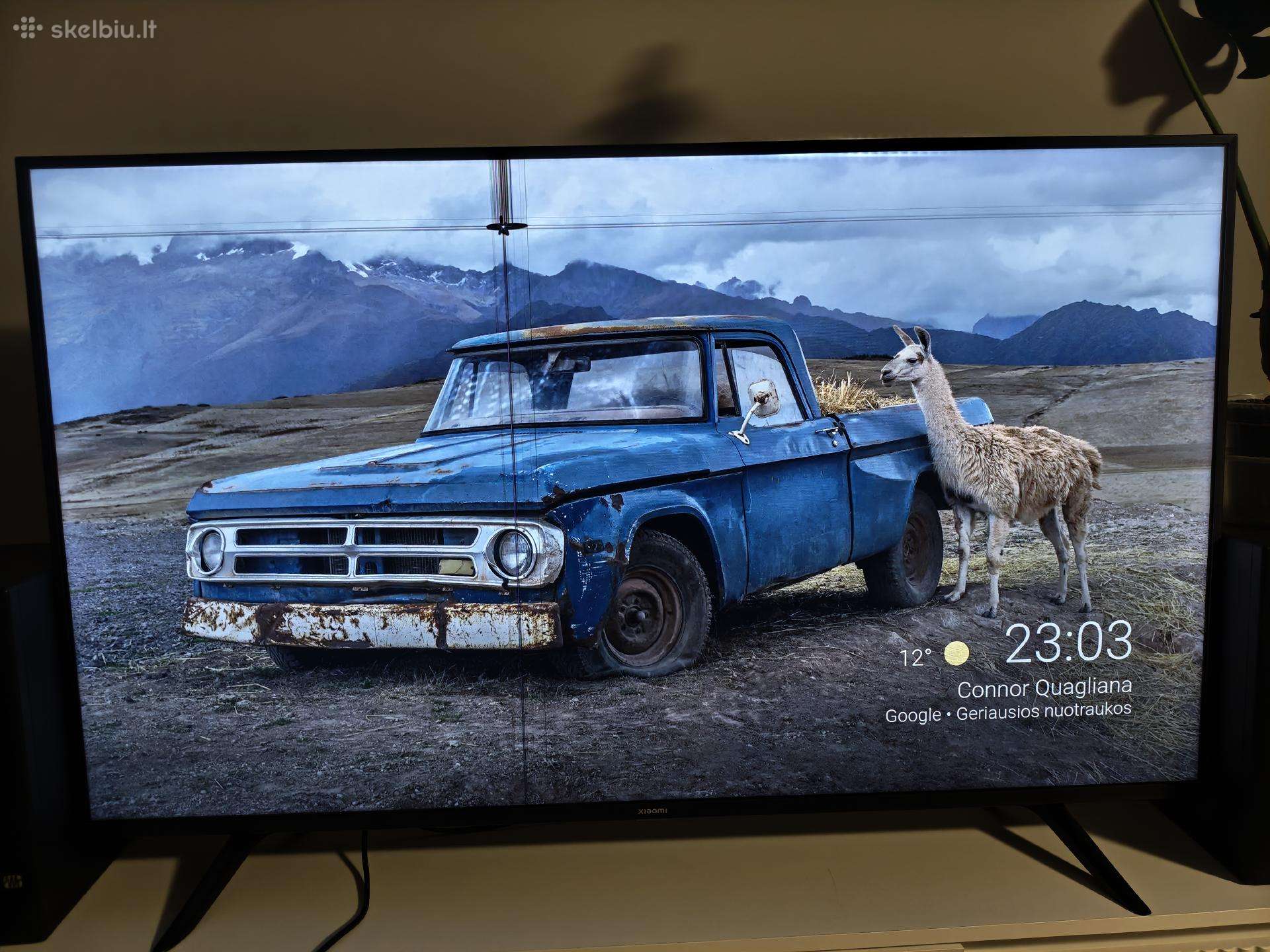Daužtas Xiaomi P1e 55" televizorius