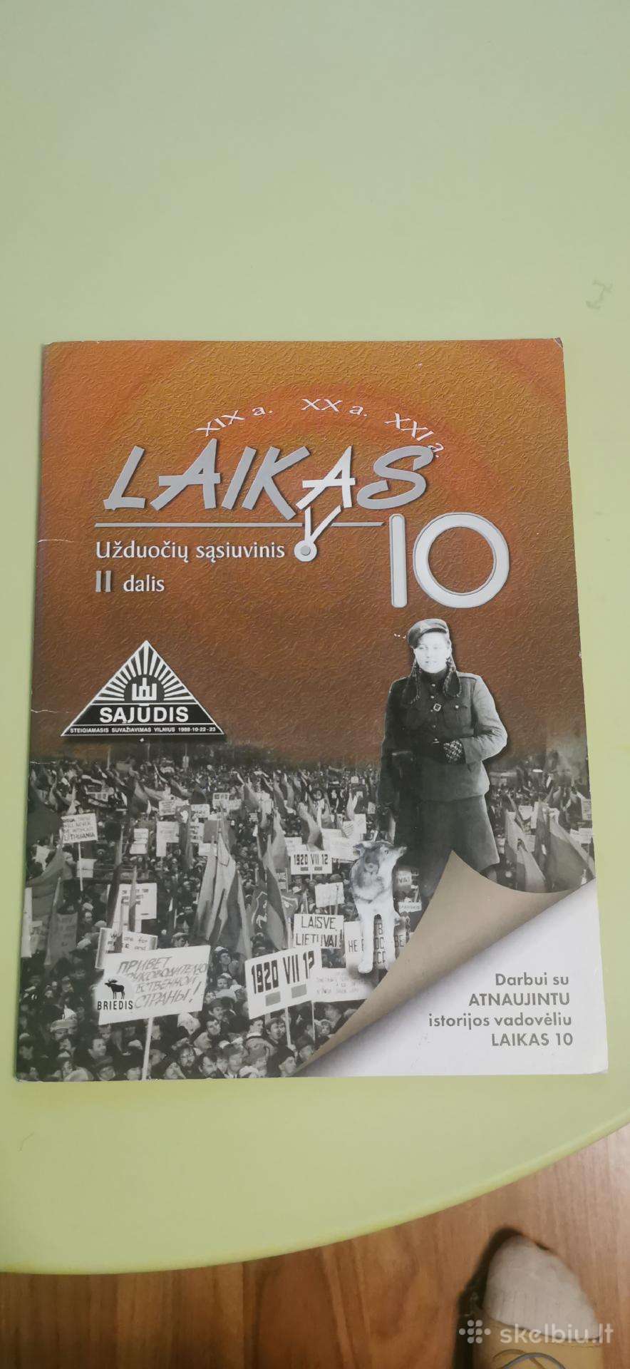 Laikas 10 užduočių sąsiuvinis 2 dalis