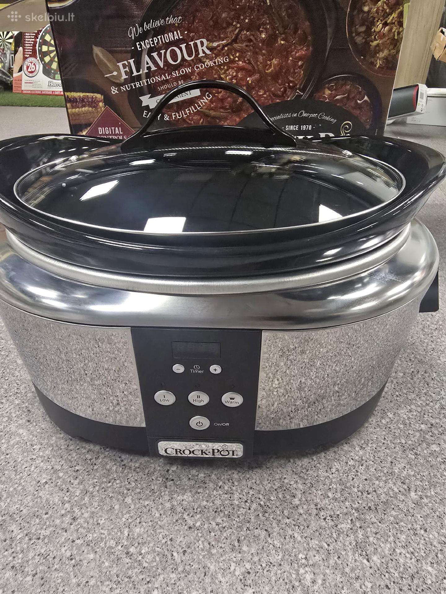 Crock-pot 5,7 l skaitmeninis lėto virimo puodas