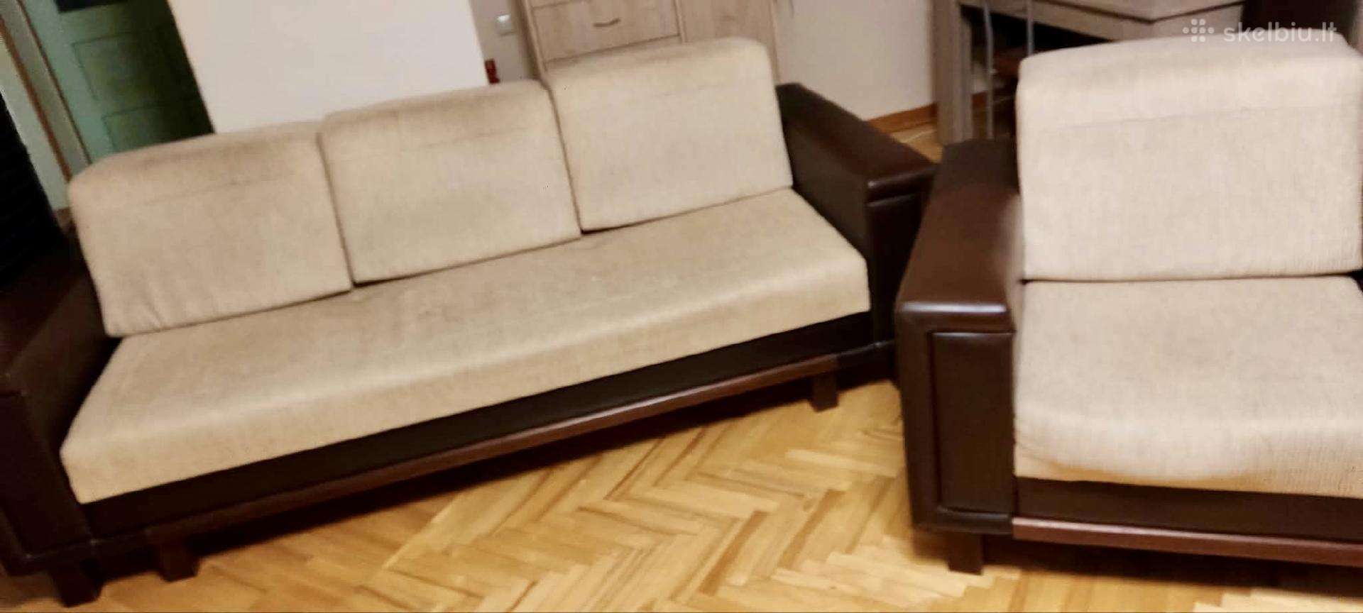 Sofa su foteliu