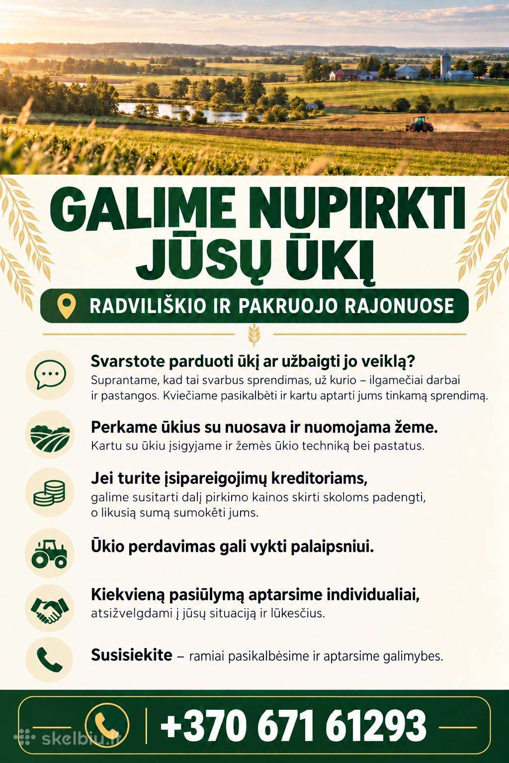 Perkame ūkius