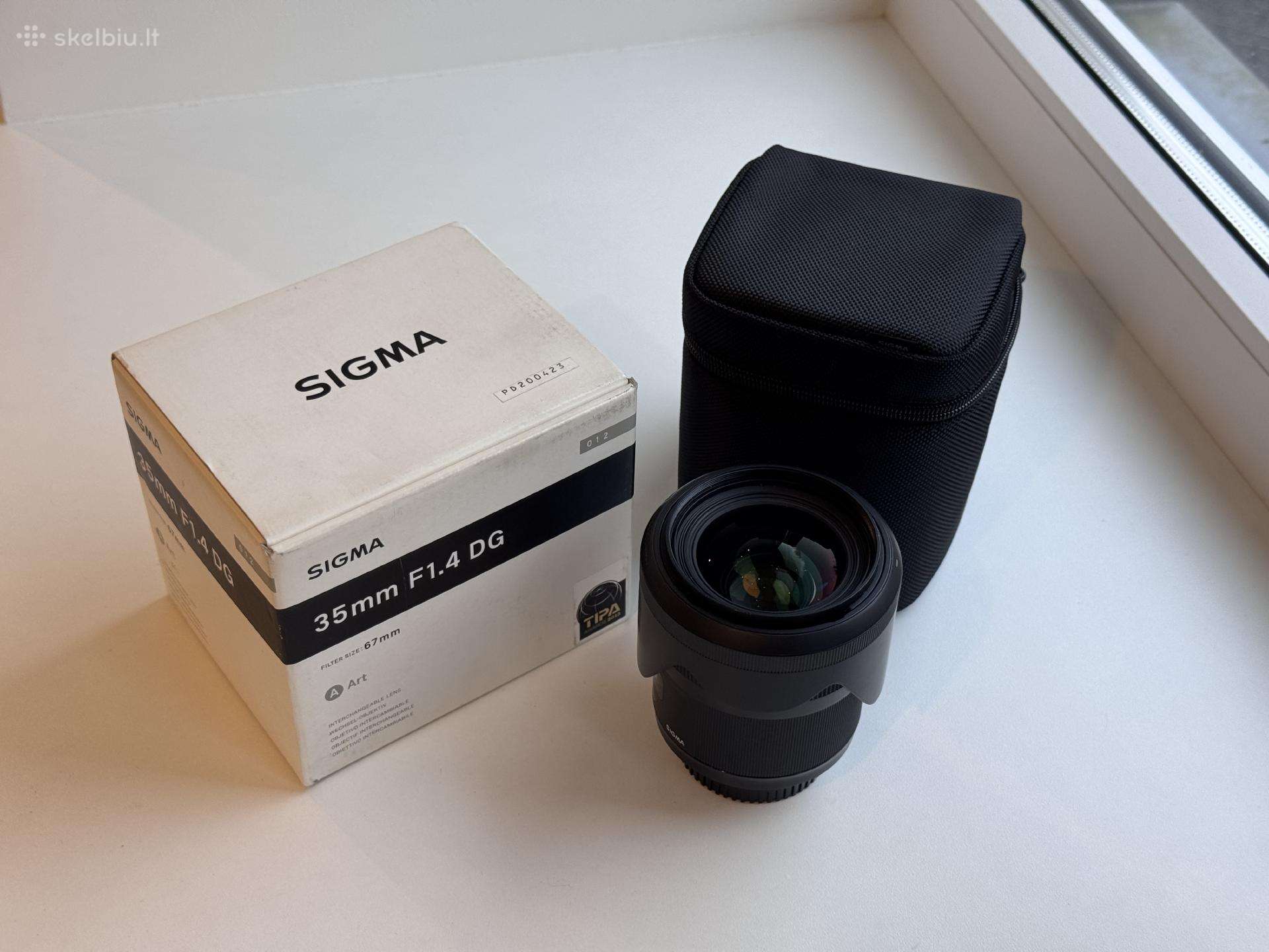 Sigma art 35mm f1.4 Dg for nikon