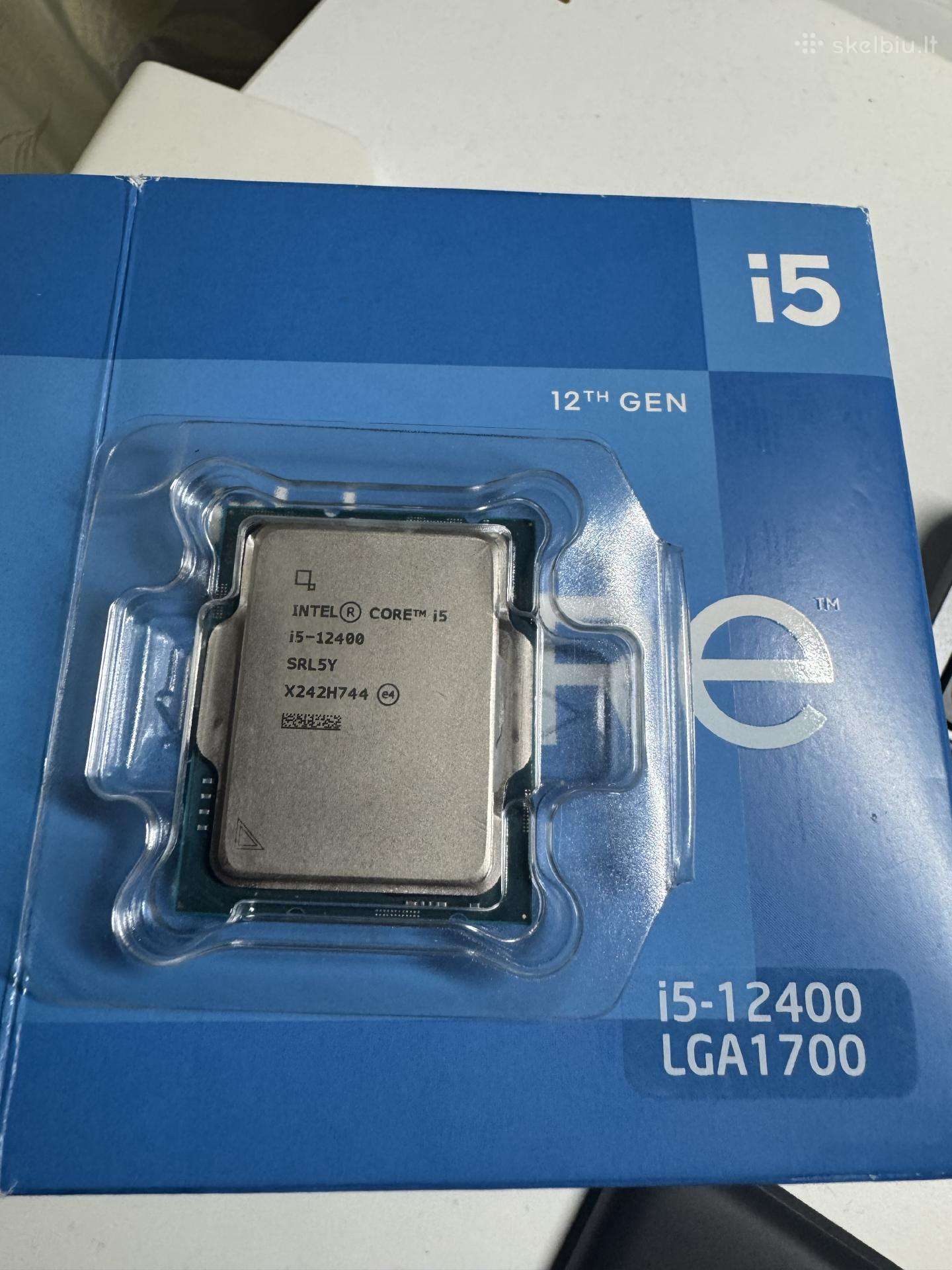 Intel i5 12400 cpu procesorius