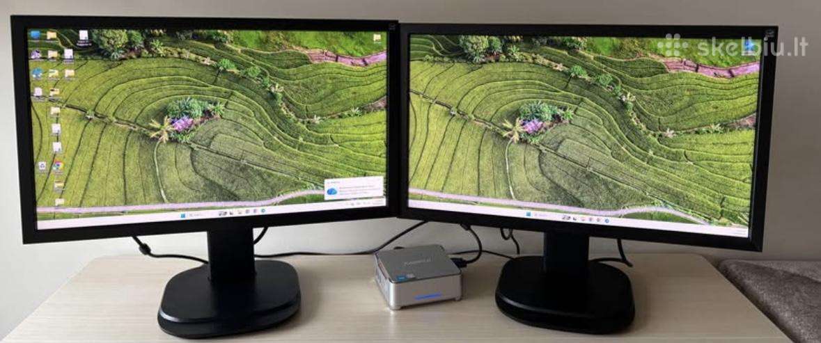 2x Viewsonic Vg2439m LED monitoriai 24