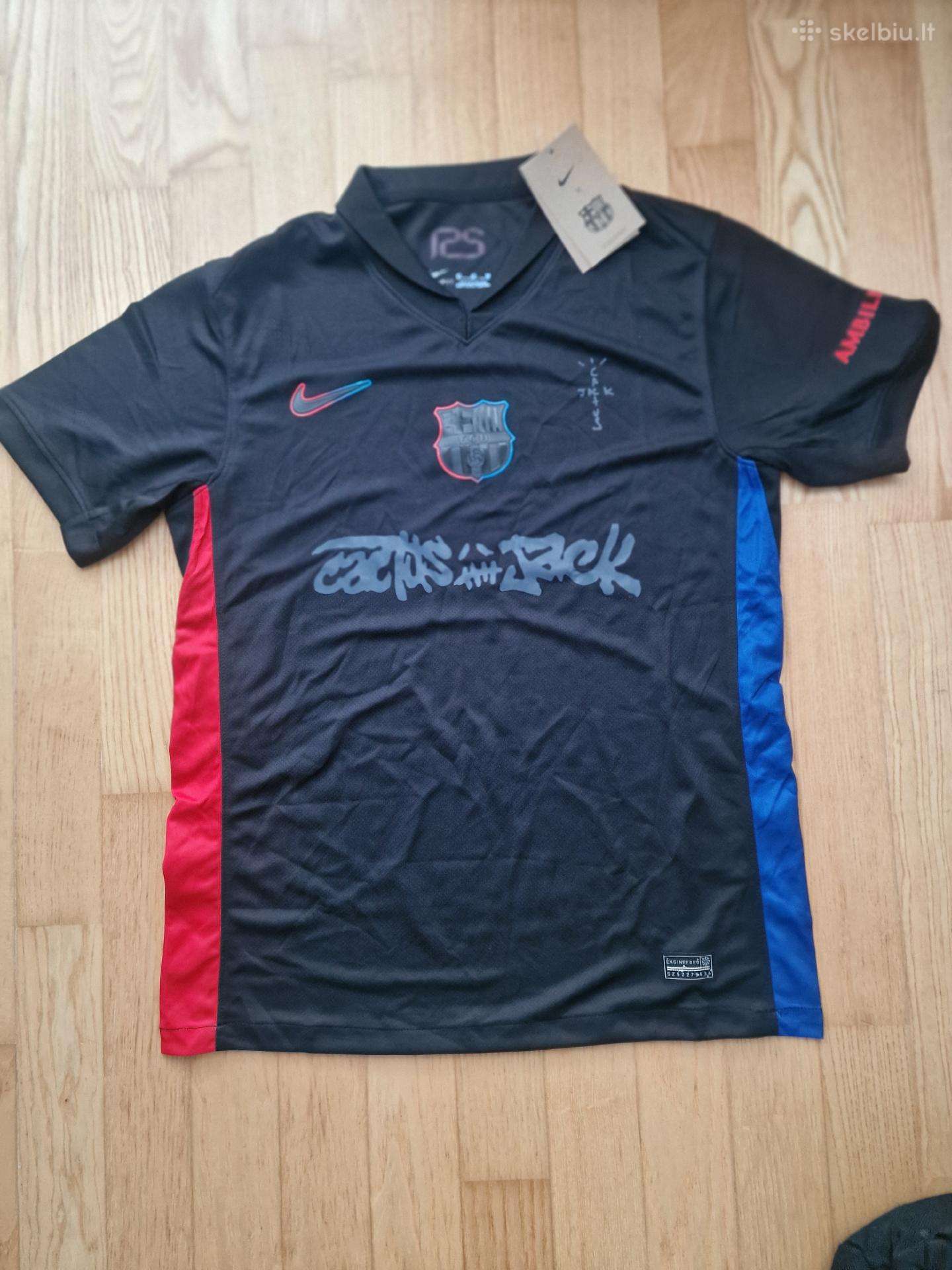 Fc Barcelona Cactus Jack Marškinėliai