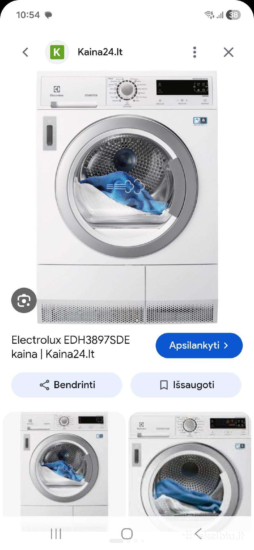 Electrolux Edh3897sde dziovikle