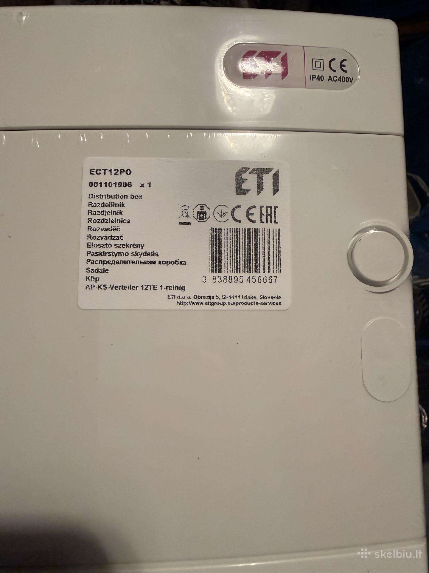 Eti skydelis Ect12po virštinkinis