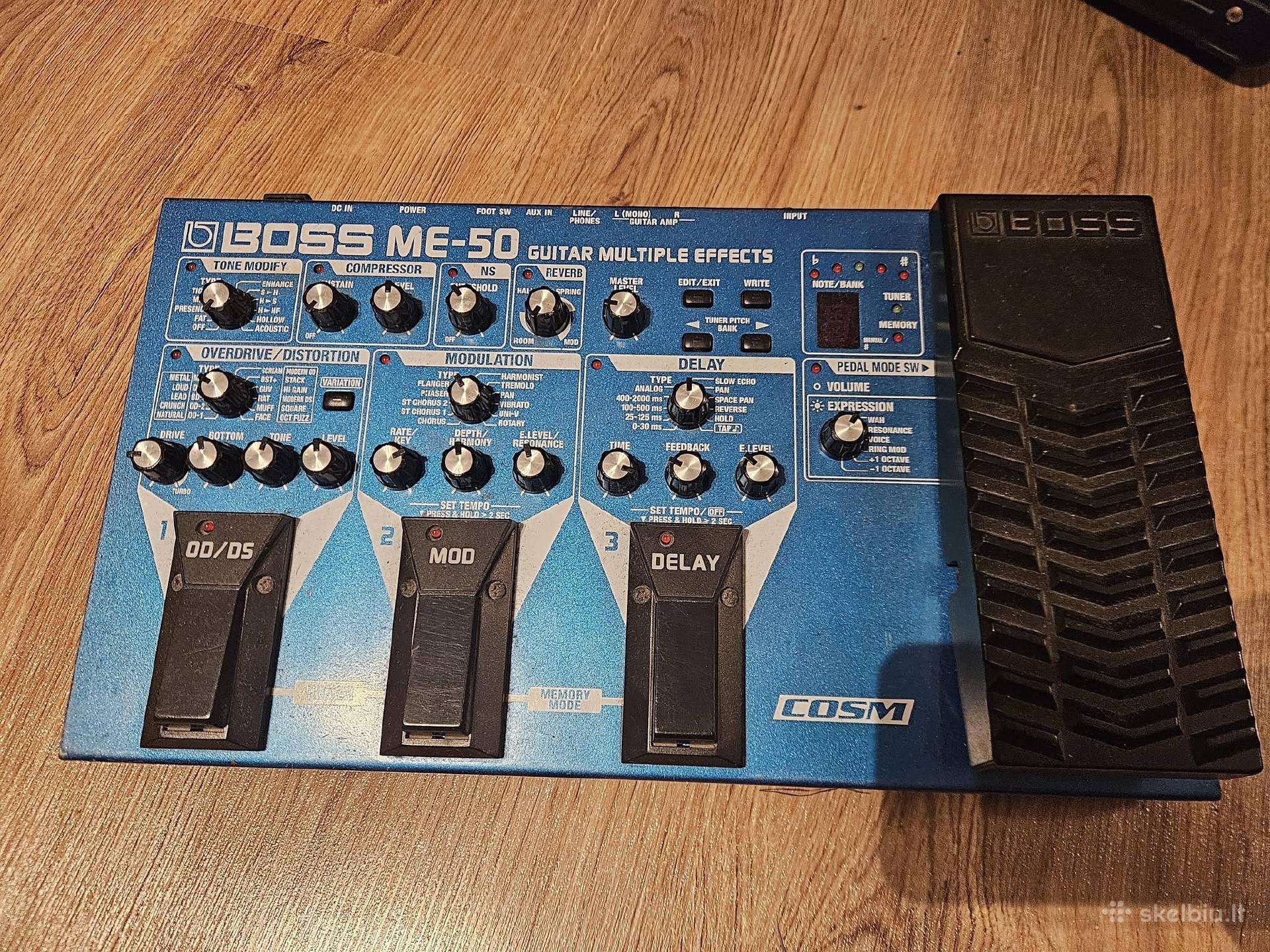Gitaros efektu procesorius Boss Me 50