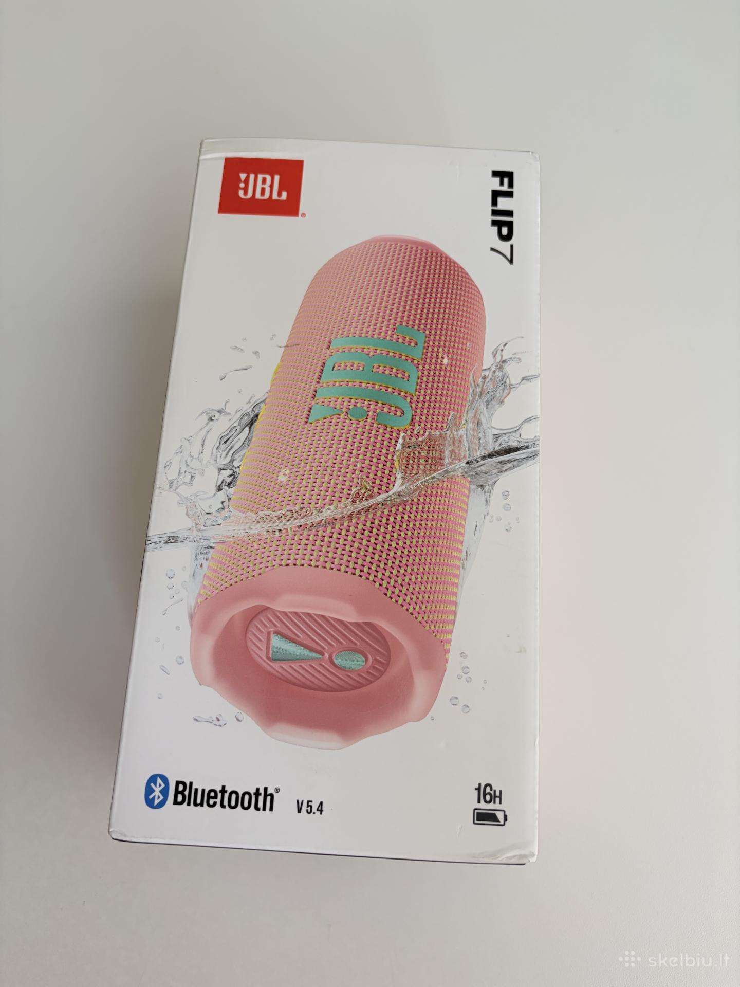 Jbl Flip 7 Bluetooth kolonėlė – rožinė