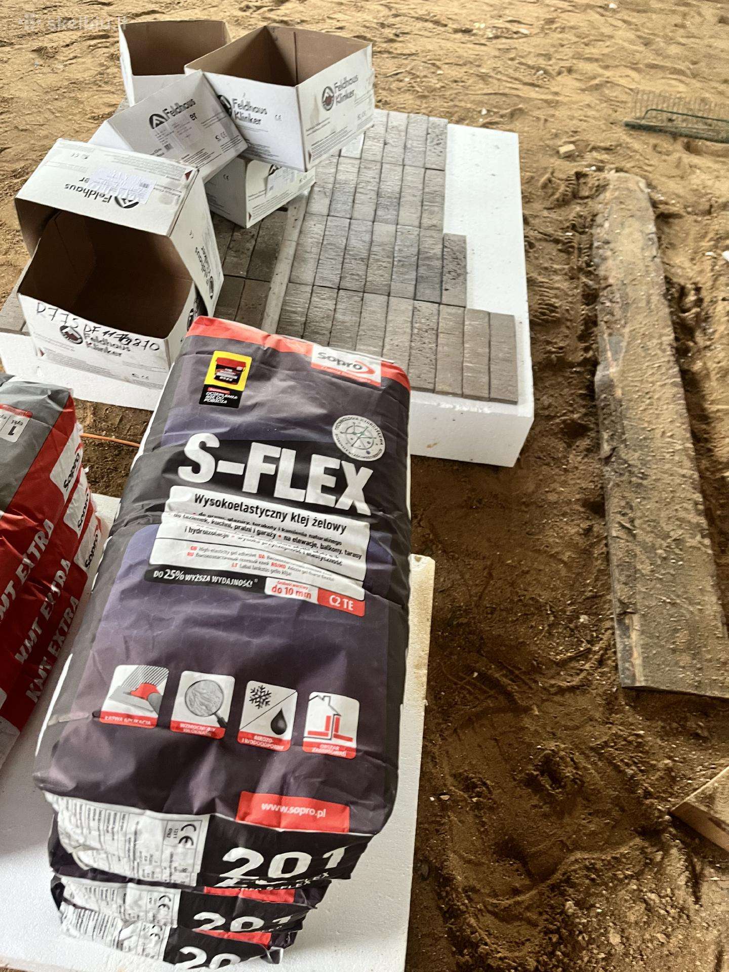 Sopro s-flex klijai klikerio plyteliu