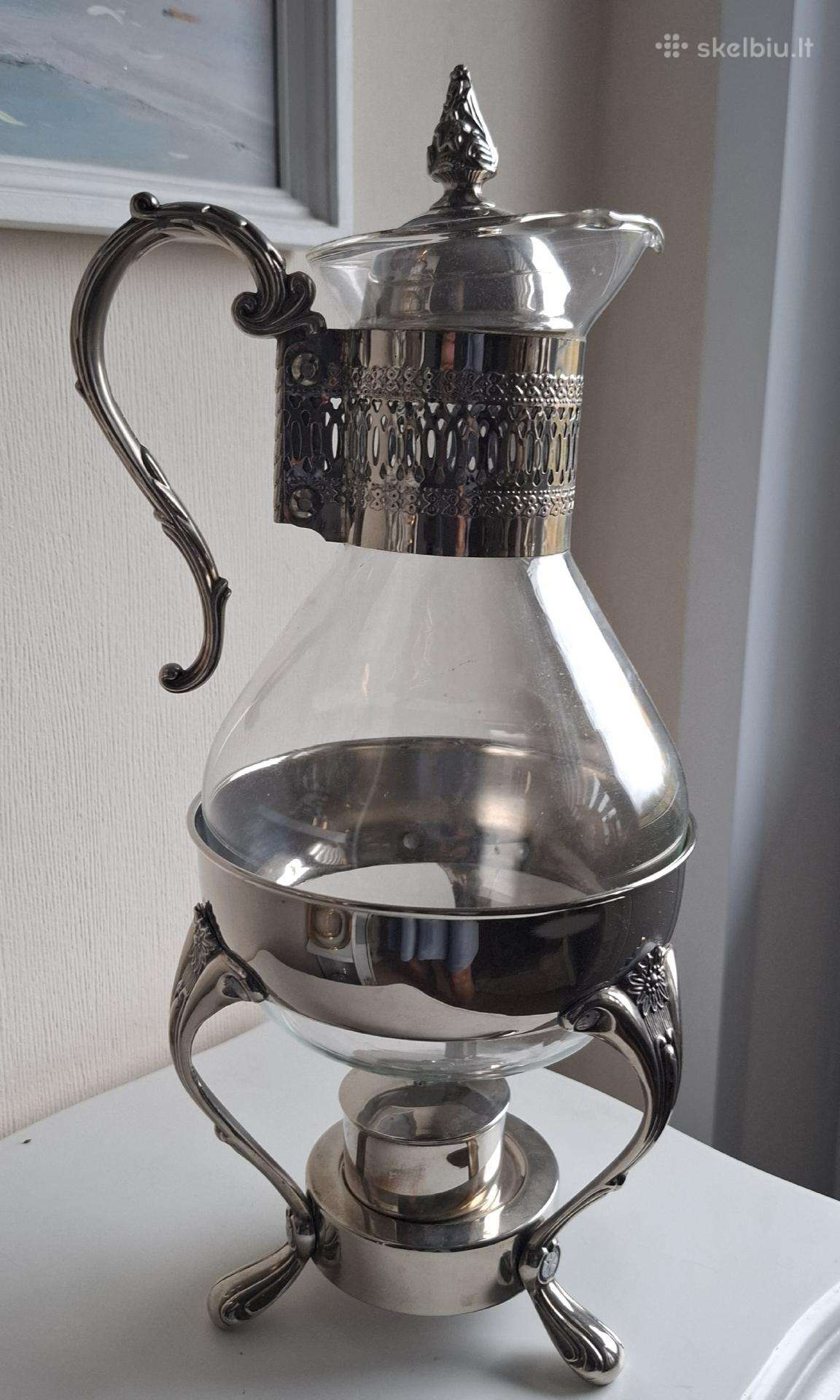 Vintage sidabruotas kavinukas