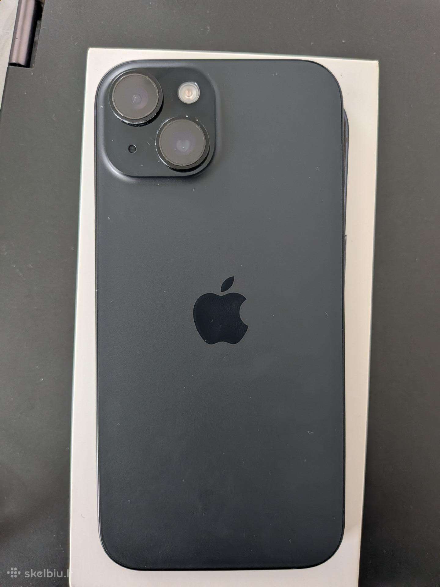 iPhone 15 juodas 128gb