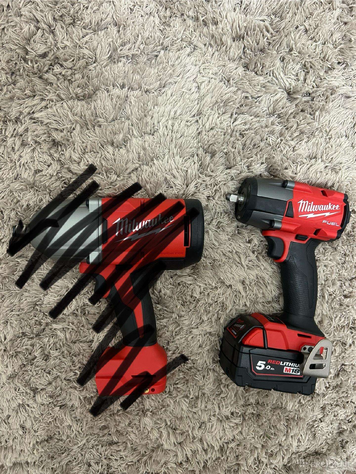 Milwaukee M18 veržliasukis originalūs iš vokiečių