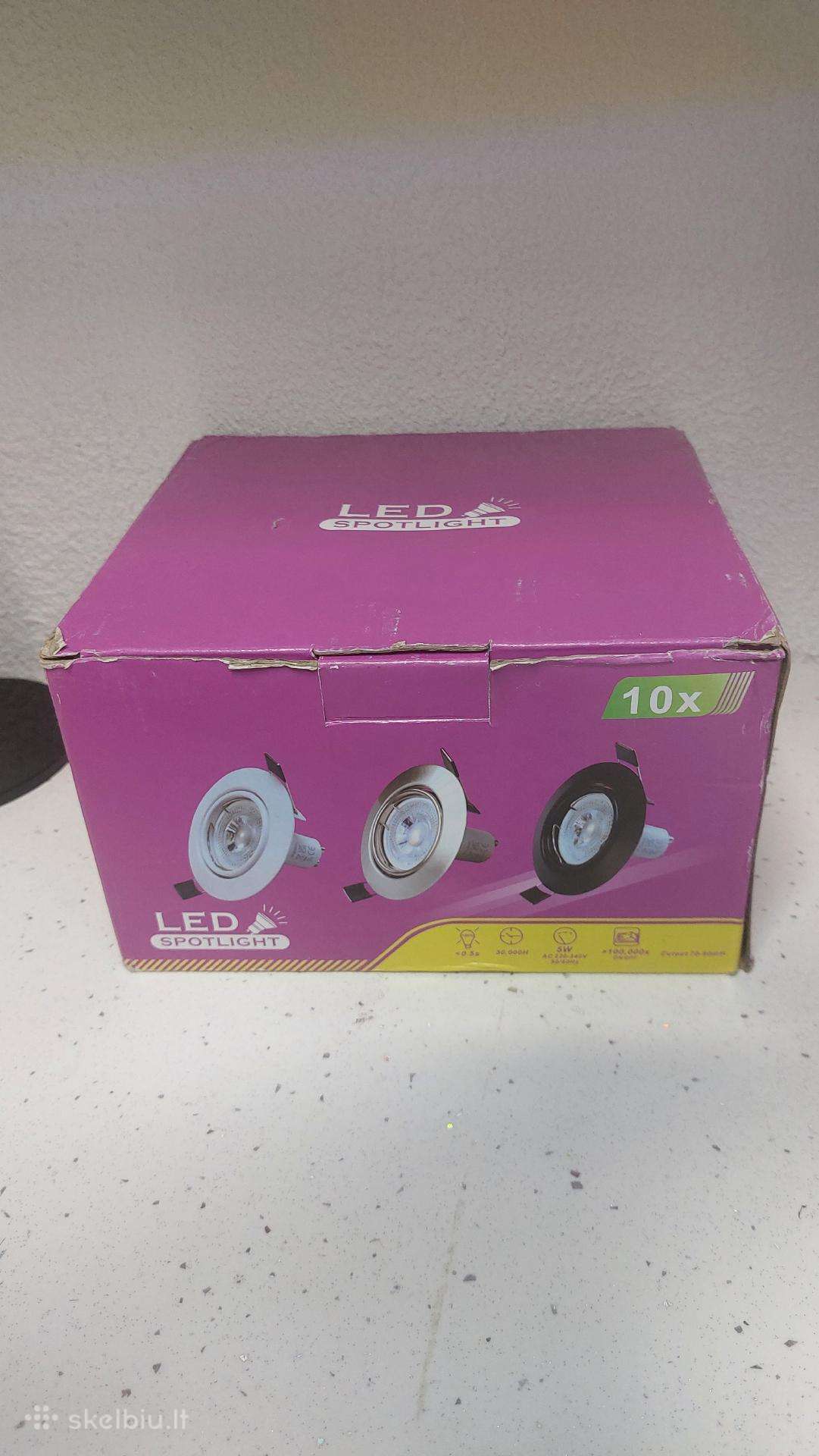 LED įleidžiamų šviestuvų komplektas