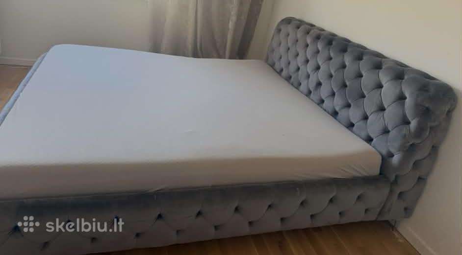 Parduodu kokybišką 180200 cm dydžio dvigulę lovą