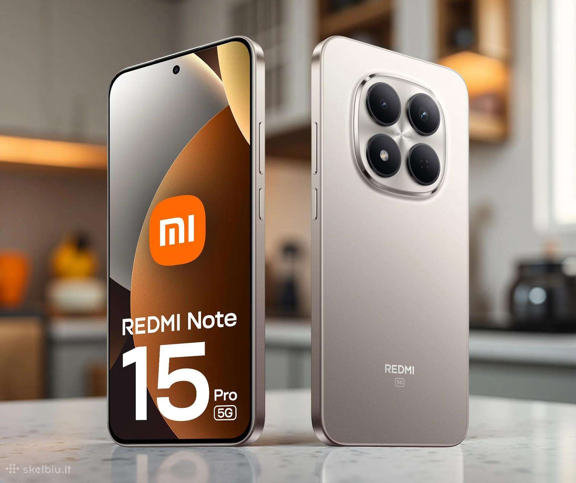 Naujas Redmi note 15 pro 5G