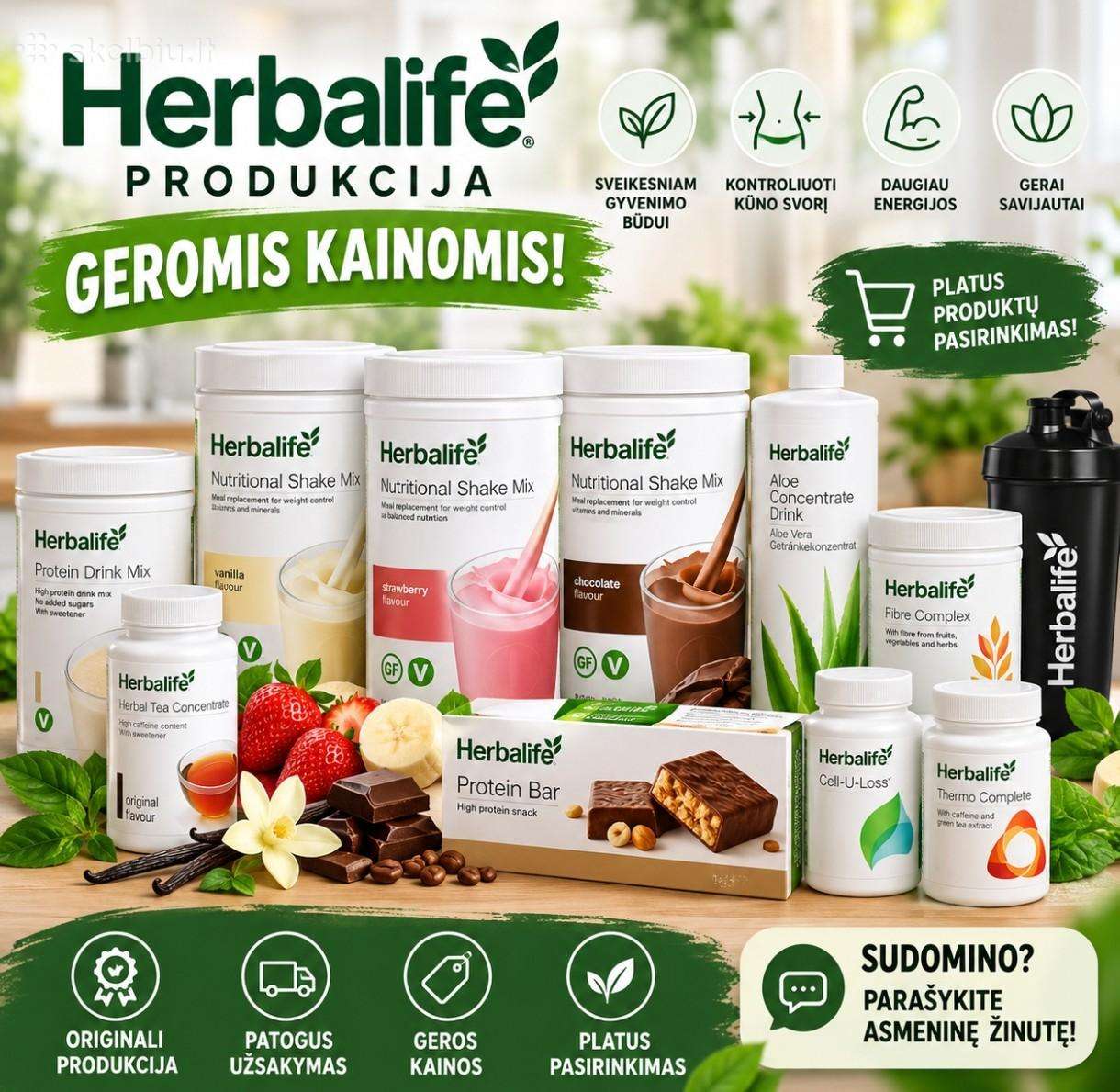 Herbalife Produkcija Geromis Kainomis!