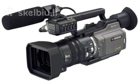 Videokamerą Sony Dsr-pd170p
