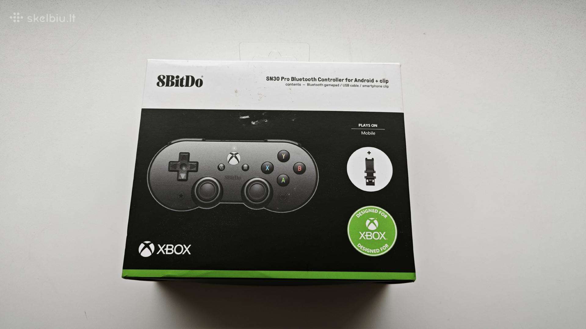 8bitdo Sn30 Pro (Xbox Cloud / Android) + Clip
