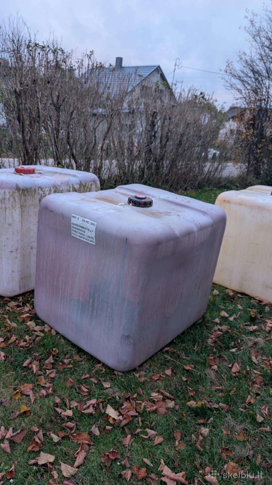 1t vandens talpyklos