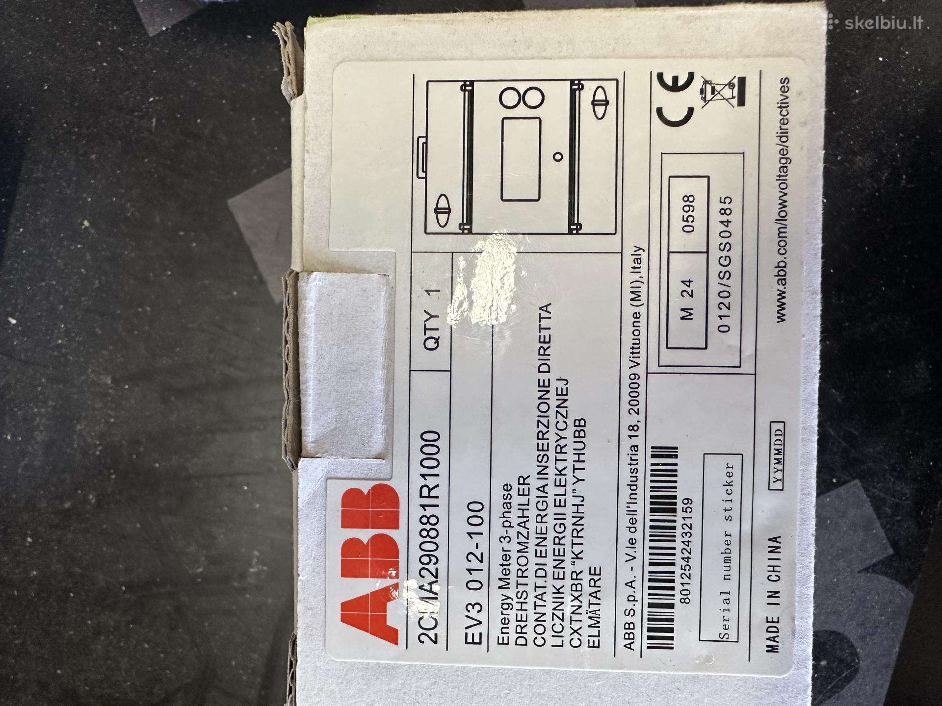 Abb Ev3 išmanusis skaitiklis