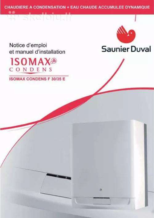 Katilas Saunier Duval Isomax Condens F35-e dalims