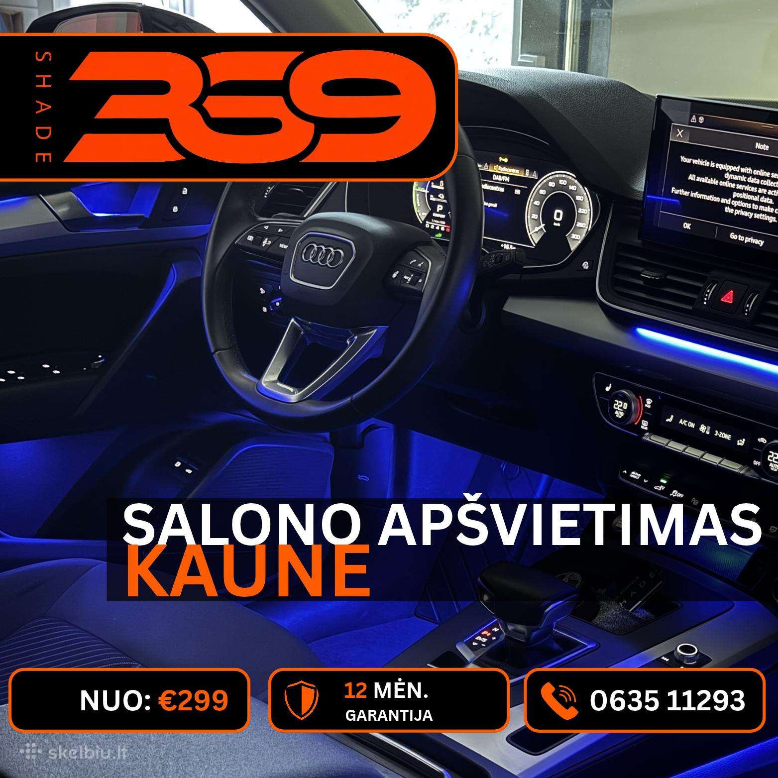 Ambientinis salono apšvietimas Kaune