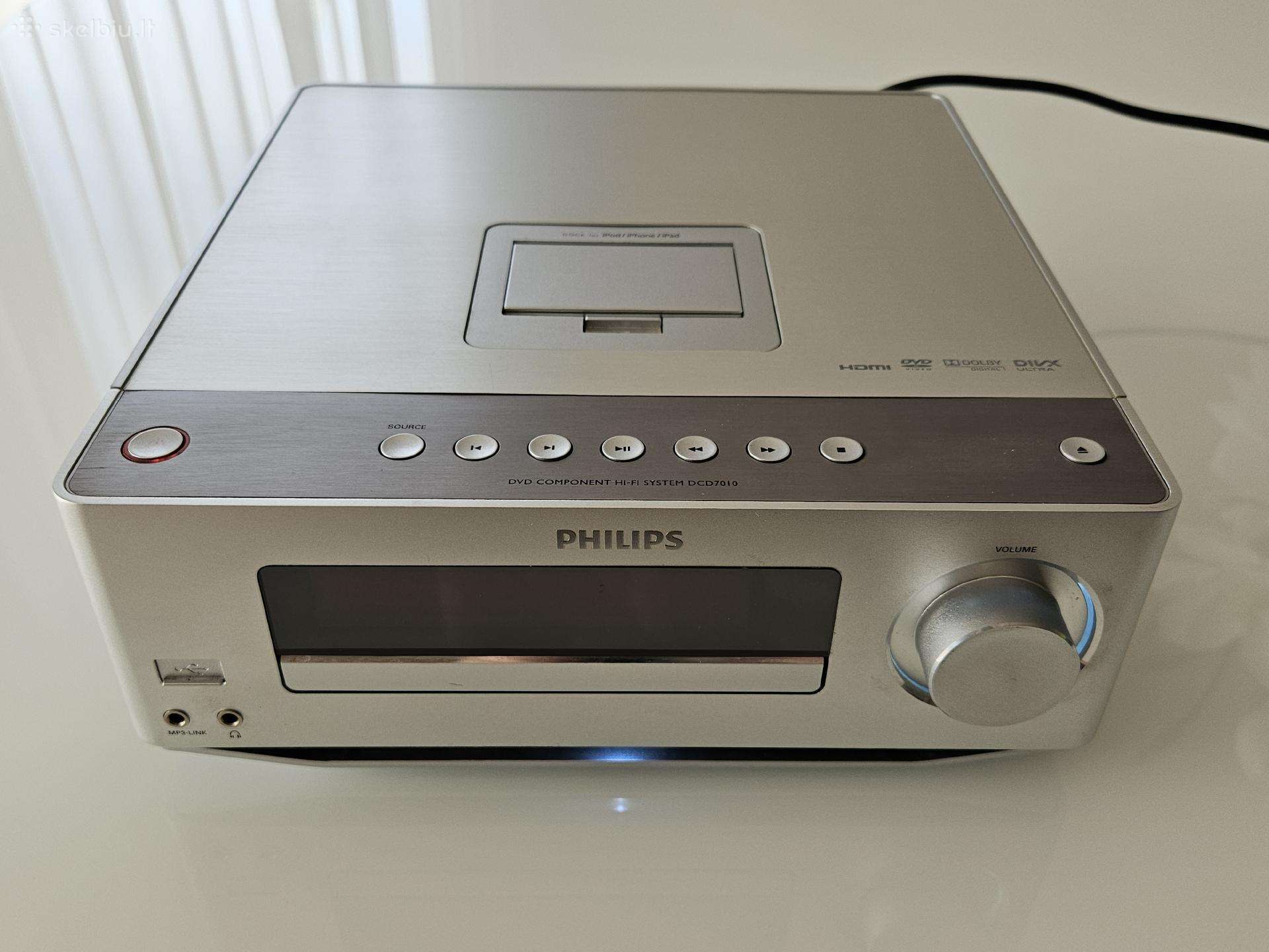 Philips hi-fi grotuvas/stiprintuvas su defektu