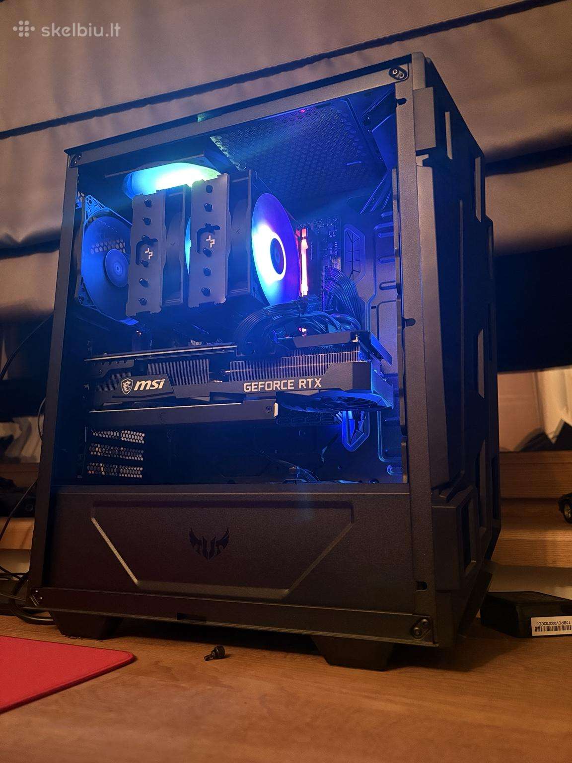 Žaidimų kompiuteris/rtx 3070 Ti/ryzen 7 5700x/32gb
