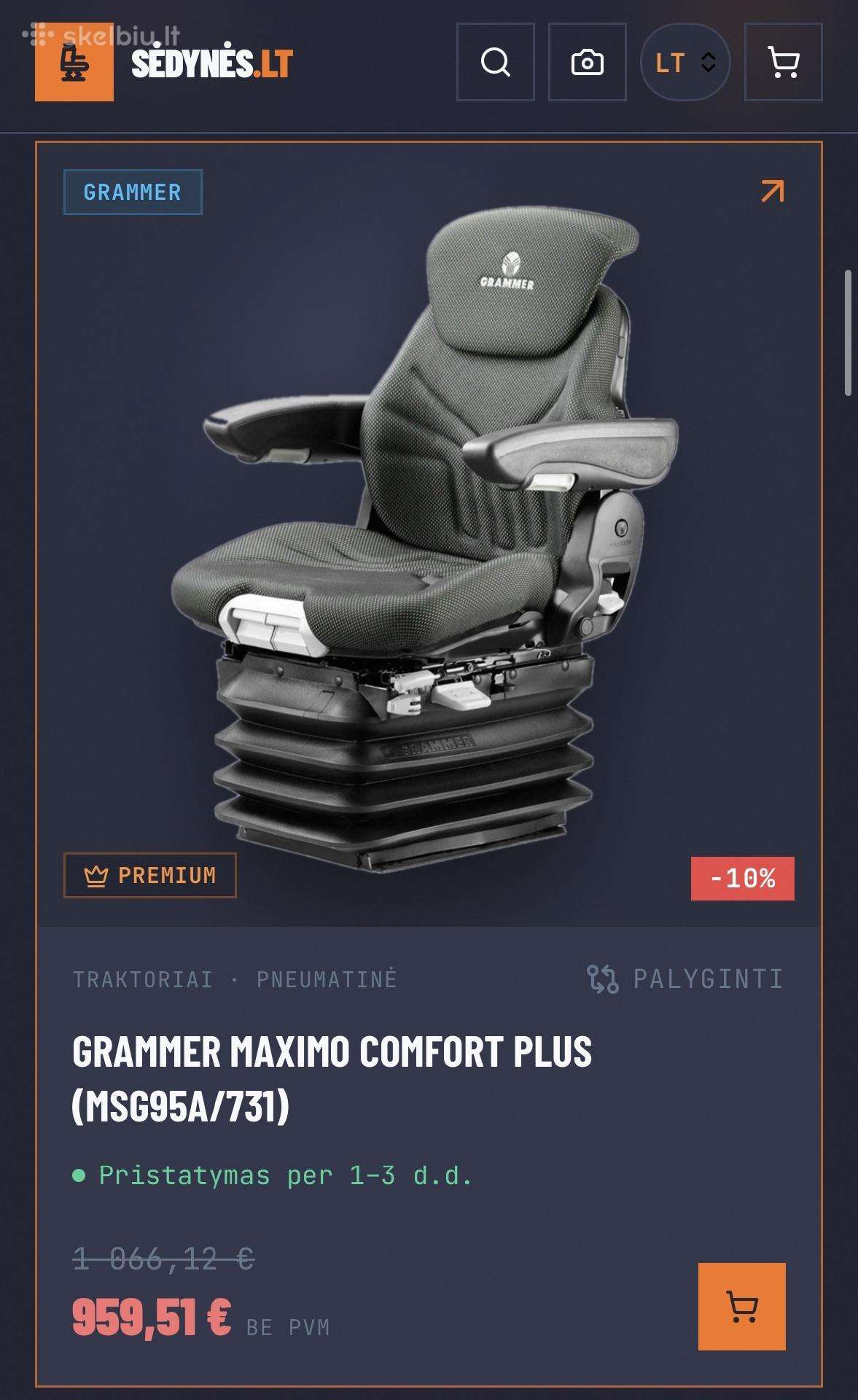 Traktorių sėdynės Grammer, Proboss