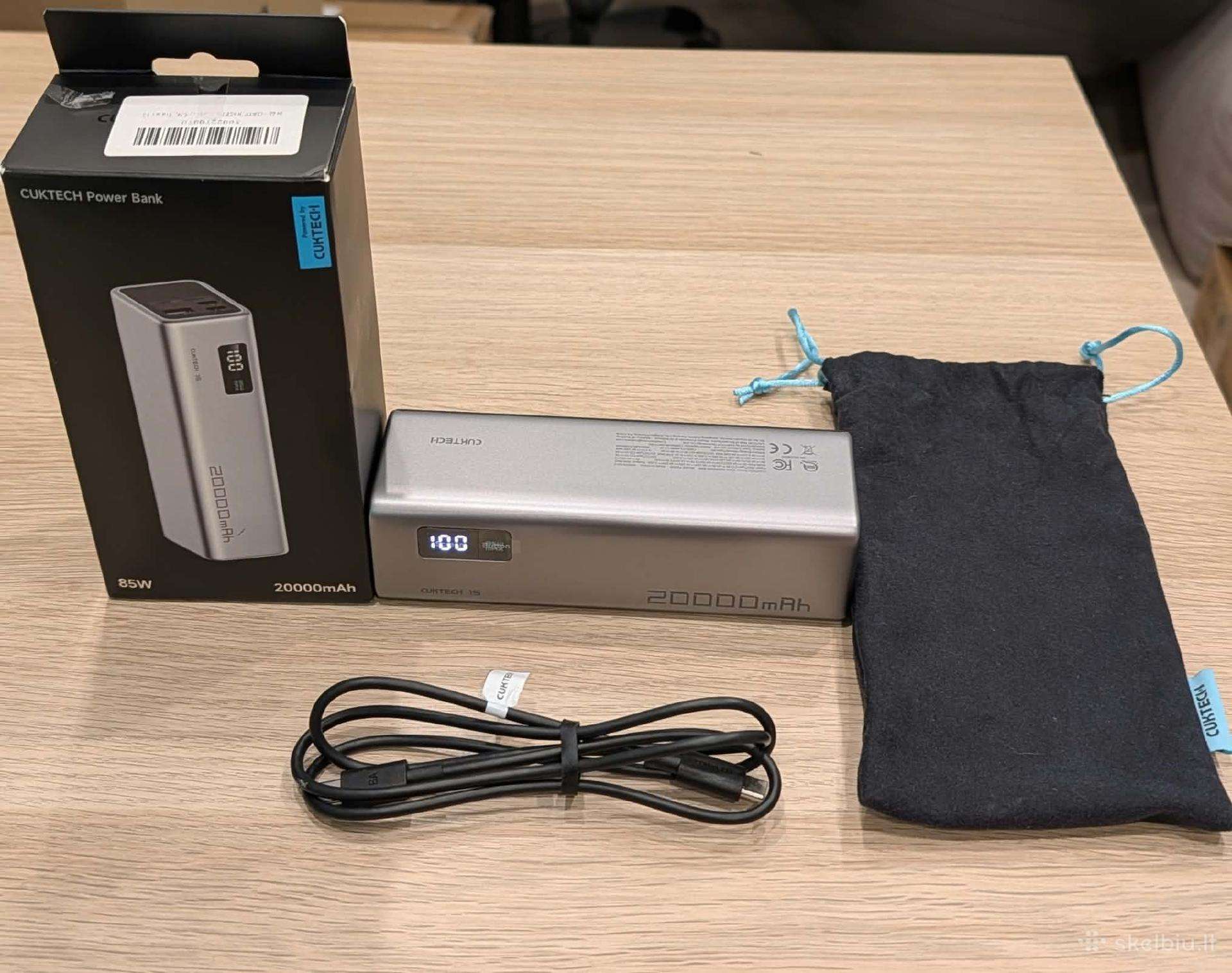 Cuktech 15 Pb200 20 000 mah, 85 W power bank