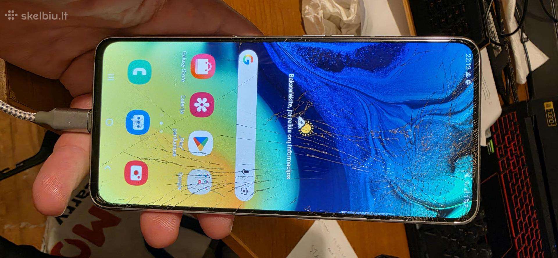 Samsung Galaxy A80 (suskilęs, dalims / donorui,